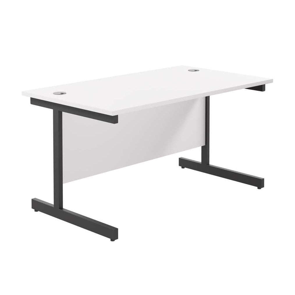 Single Upright Rectangular Desk: 800mm Deep (FSC)