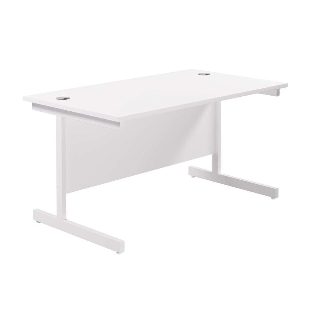 Single Upright Rectangular Desk: 800mm Deep (FSC)