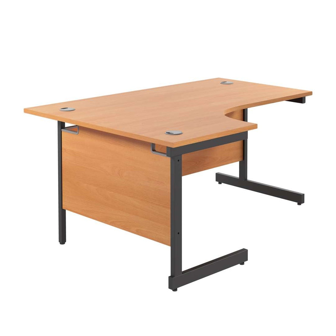 Single Upright Left Hand Radial Desk (FSC)