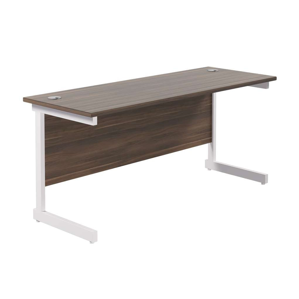 Single Upright Rectangular Desk: 600mm Deep (FSC)