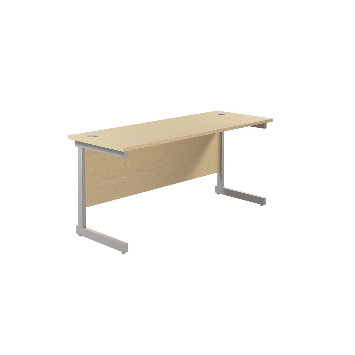 Single Upright Rectangular Desk: 600mm Deep (FSC)