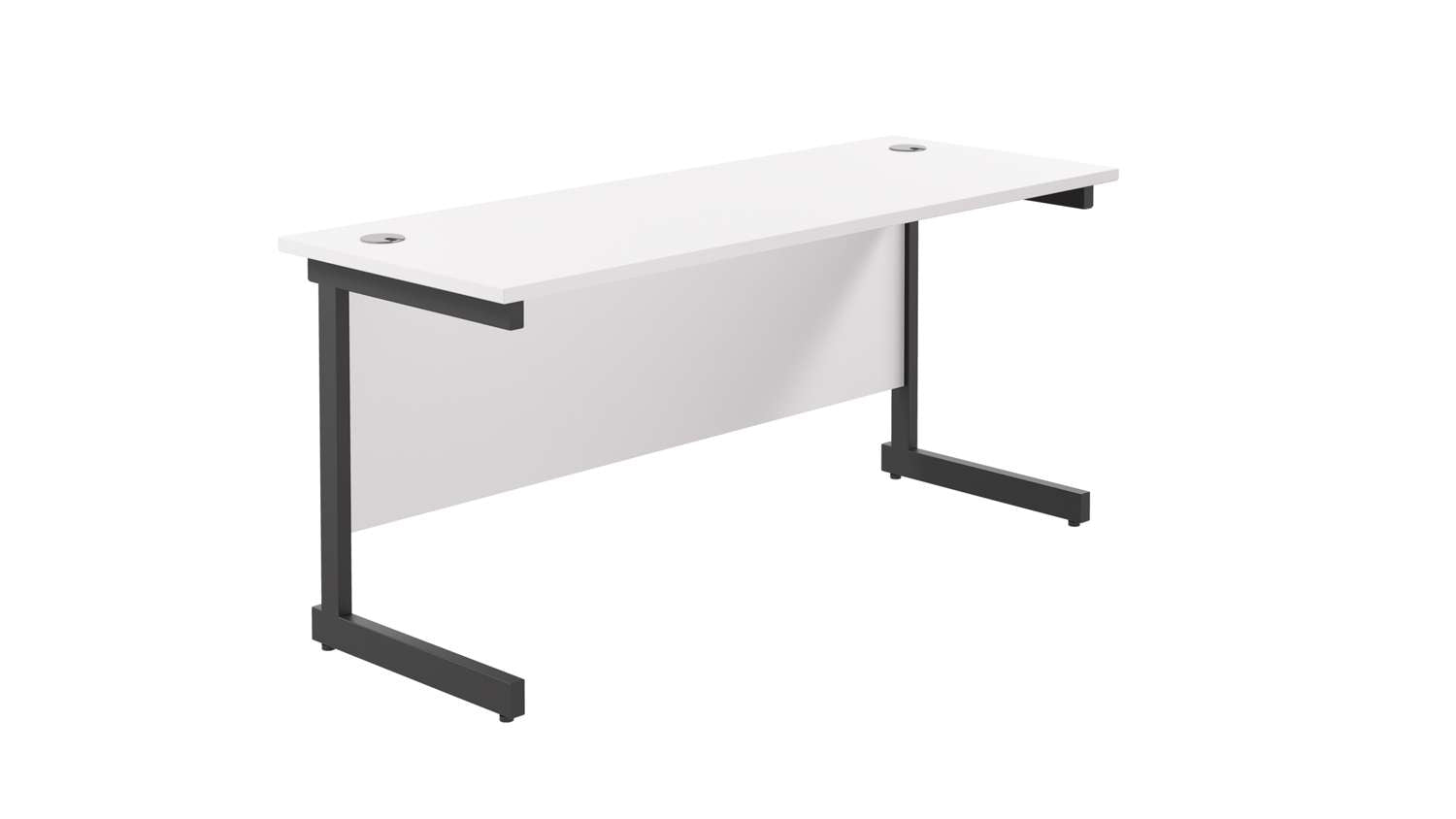 Single Upright Rectangular Desk: 600mm Deep (FSC)