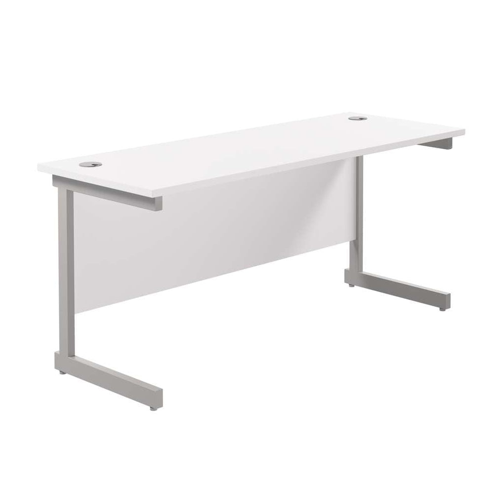 Single Upright Rectangular Desk: 600mm Deep (FSC)