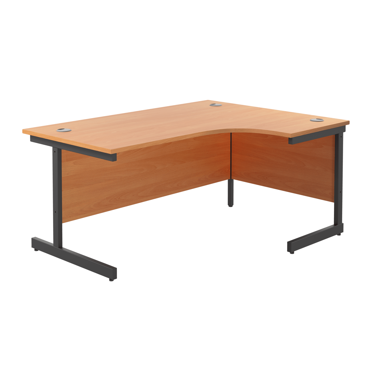 Single Upright Right Hand Radial Desk (FSC)