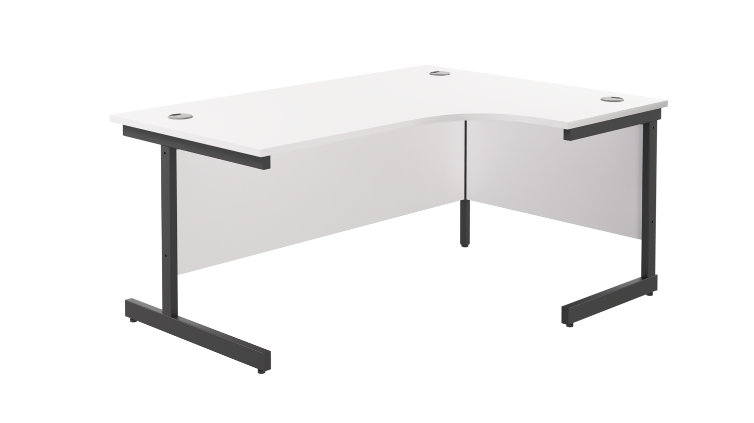 Single Upright Right Hand Radial Desk (FSC)