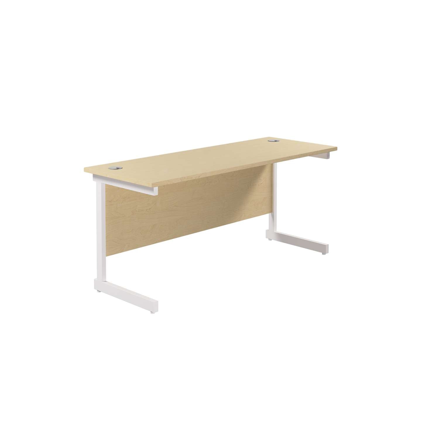 Single Upright Rectangular Desk: 600mm Deep (FSC)