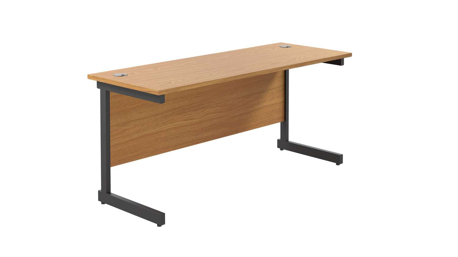 Single Upright Rectangular Desk: 600mm Deep (FSC)