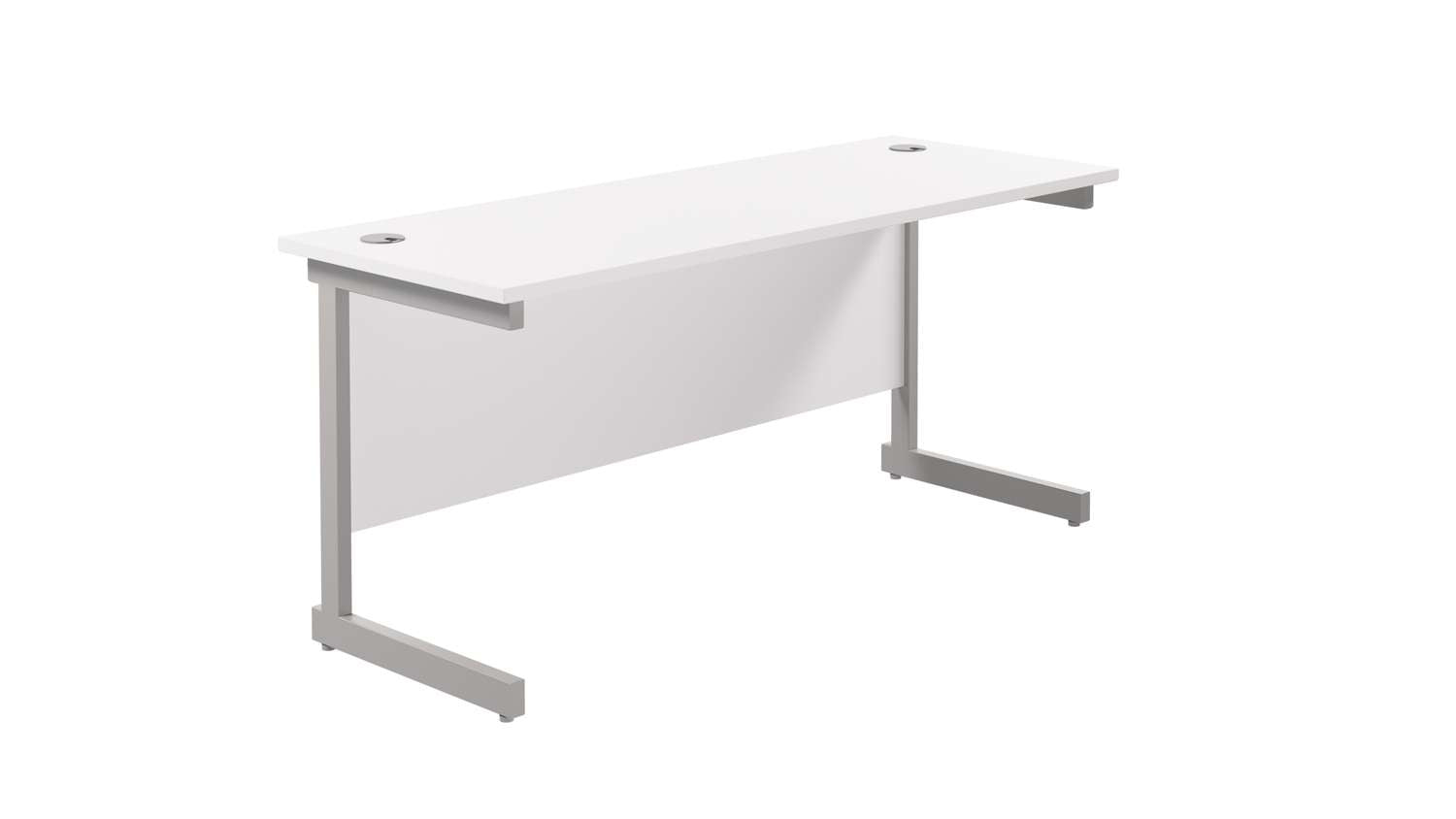 Single Upright Rectangular Desk: 600mm Deep (FSC)