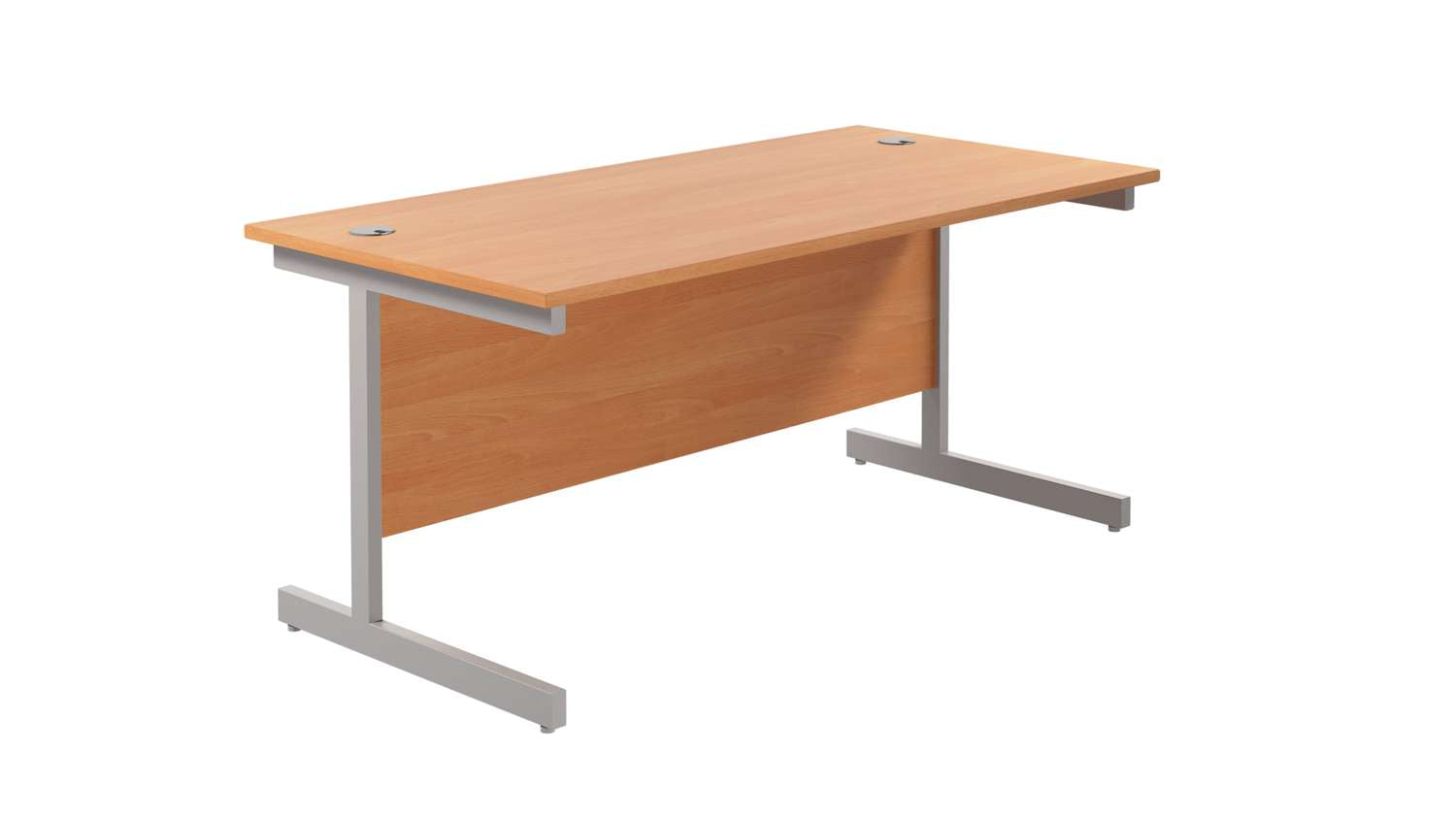 Single Upright Rectangular Desk: 800mm Deep (FSC)