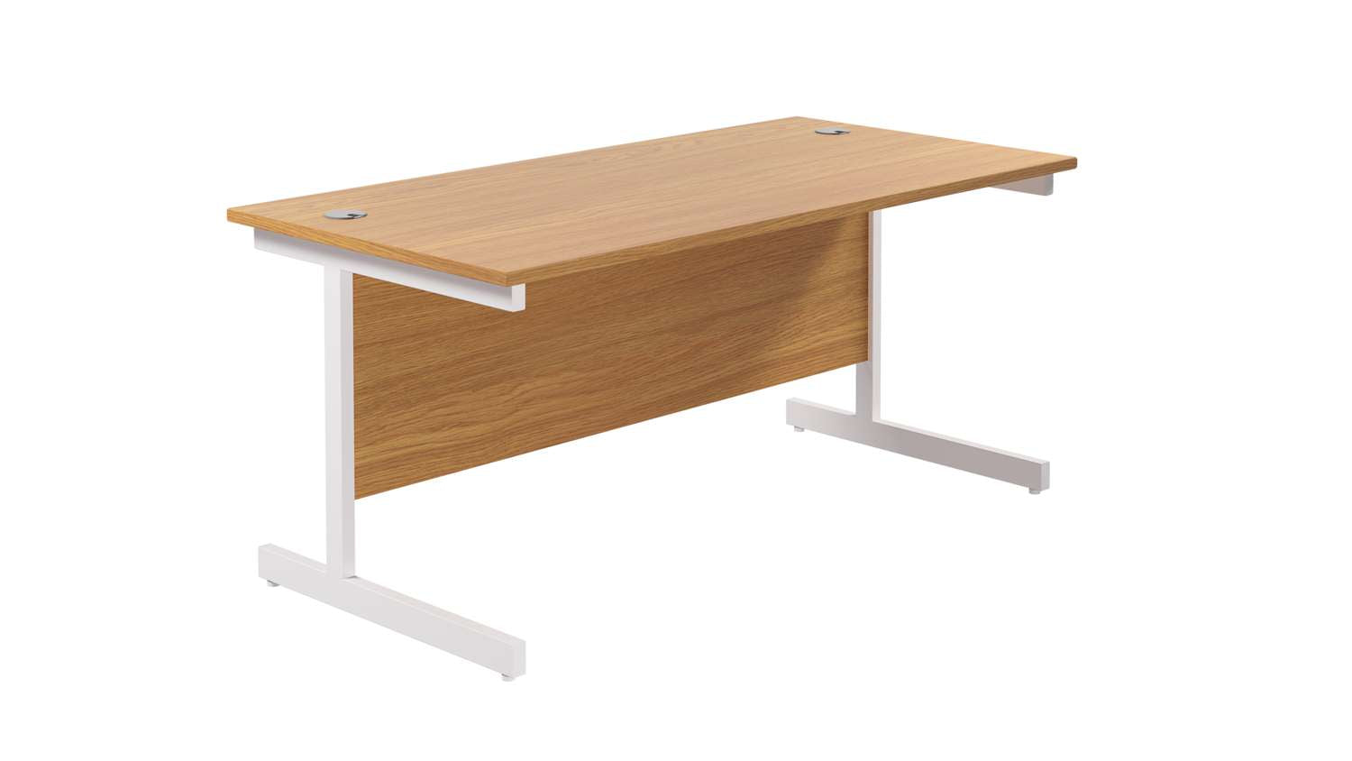 Single Upright Rectangular Desk: 800mm Deep (FSC)