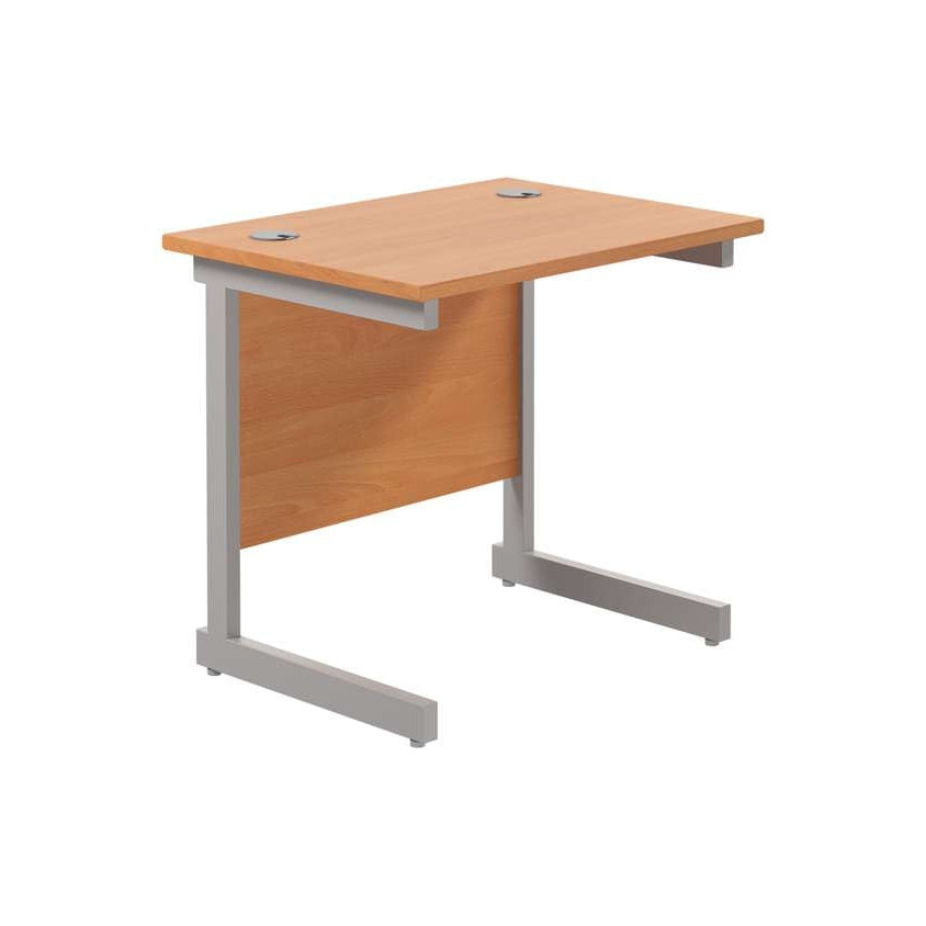 Single Upright Rectangular Desk: 600mm Deep (FSC)