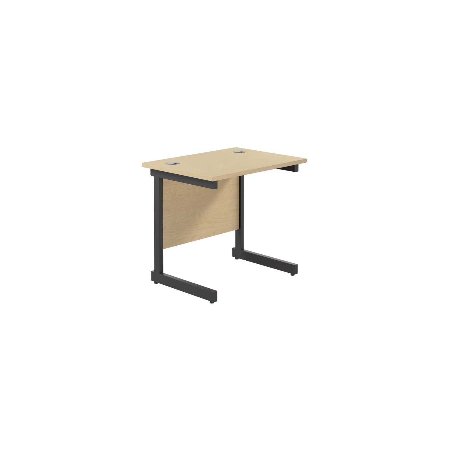 Single Upright Rectangular Desk: 600mm Deep (FSC)