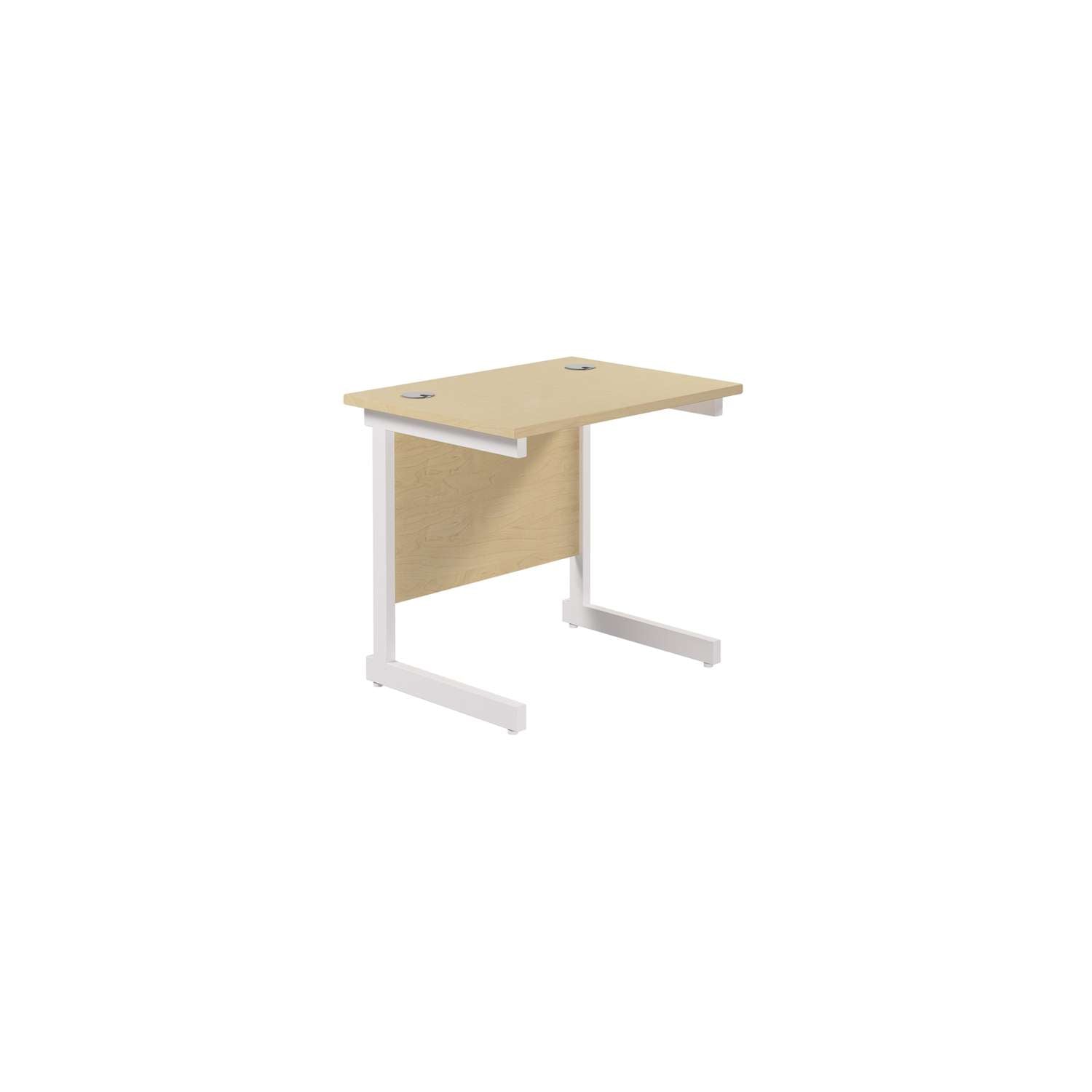 Single Upright Rectangular Desk: 600mm Deep (FSC)