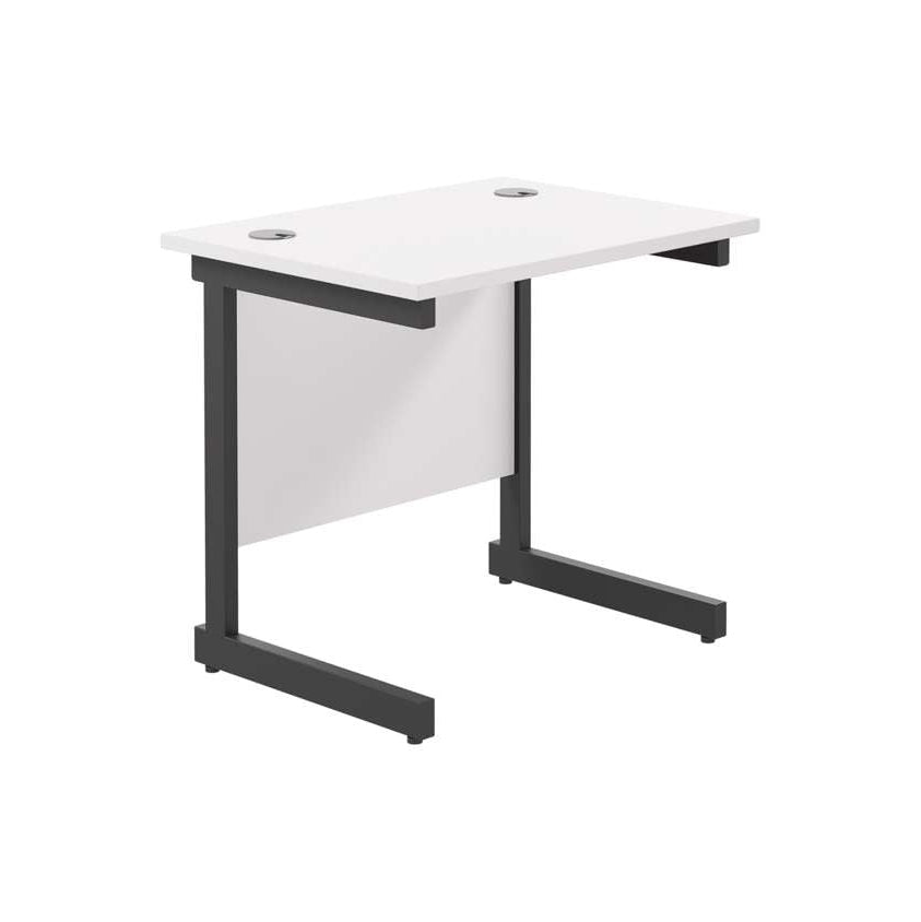 Single Upright Rectangular Desk: 600mm Deep (FSC)