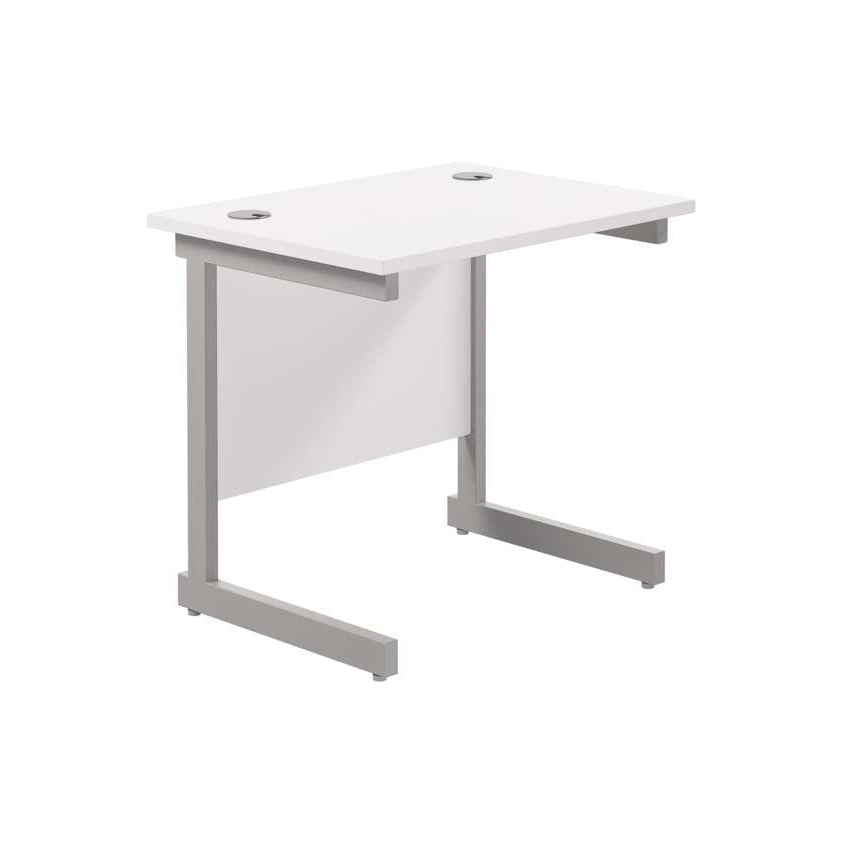 Single Upright Rectangular Desk: 600mm Deep (FSC)