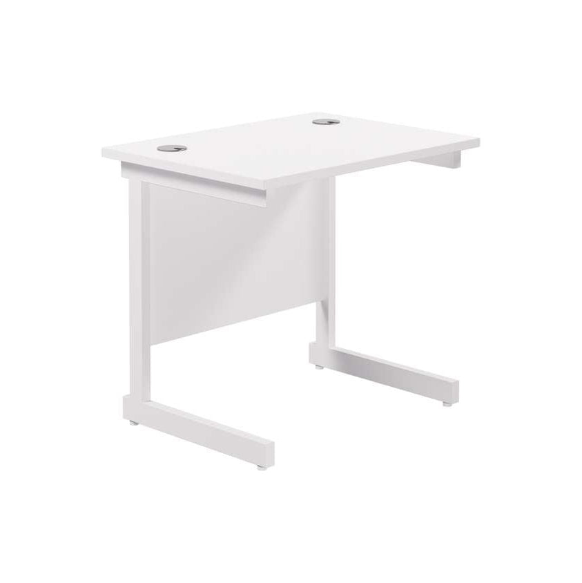 Single Upright Rectangular Desk: 600mm Deep (FSC)