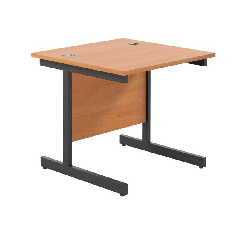 Single Upright Rectangular Desk: 800mm Deep (FSC)