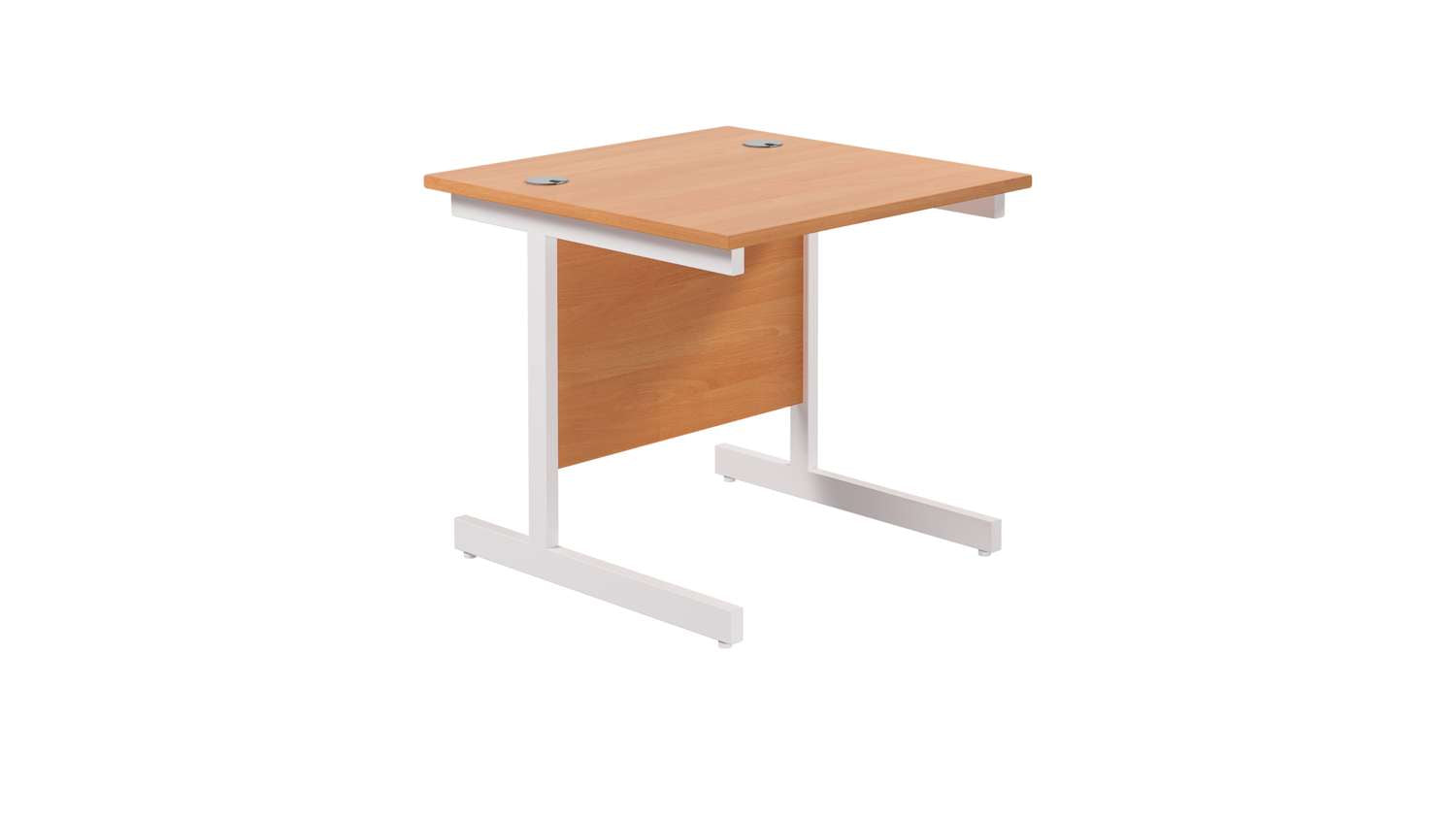 Single Upright Rectangular Desk: 800mm Deep (FSC)