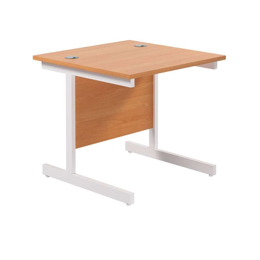 Single Upright Rectangular Desk: 800mm Deep (FSC)