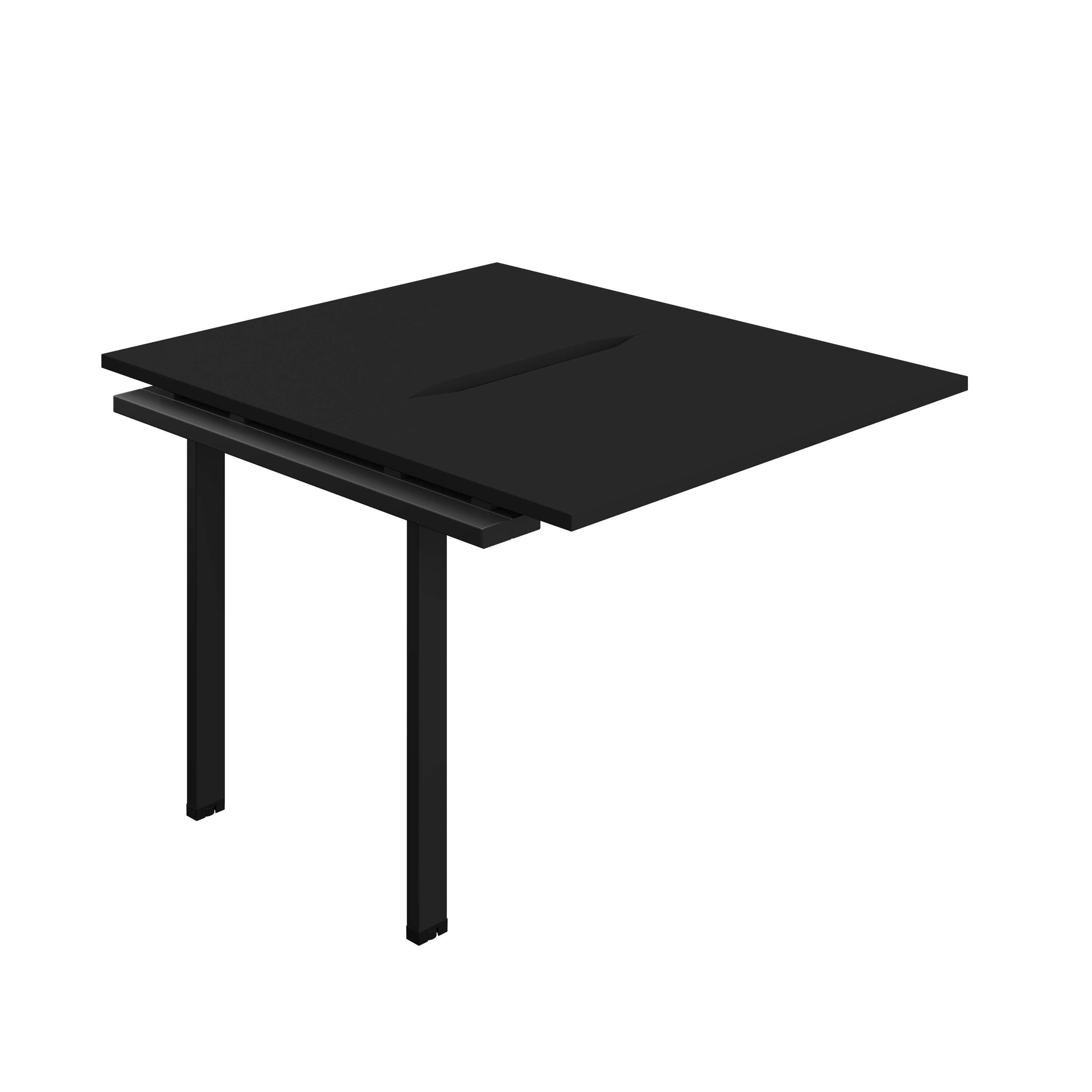 Synergy Bench Extension with Cut Out: 2 Person (FSC) : 1000 | 700 | Black/Black