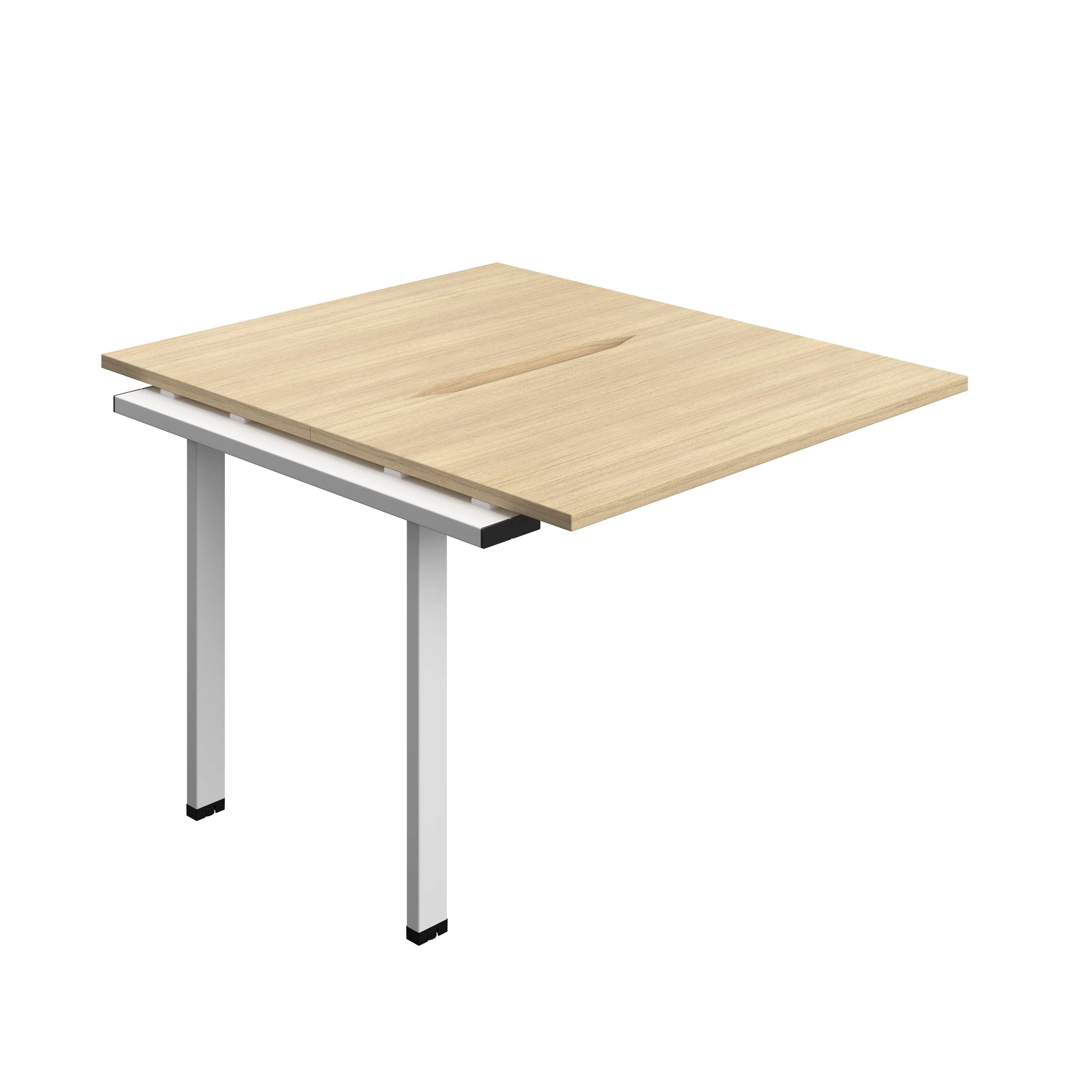 Synergy Bench Extension with Cut Out: 2 Person (FSC) : 1000 | 700 | Nova Oak/White