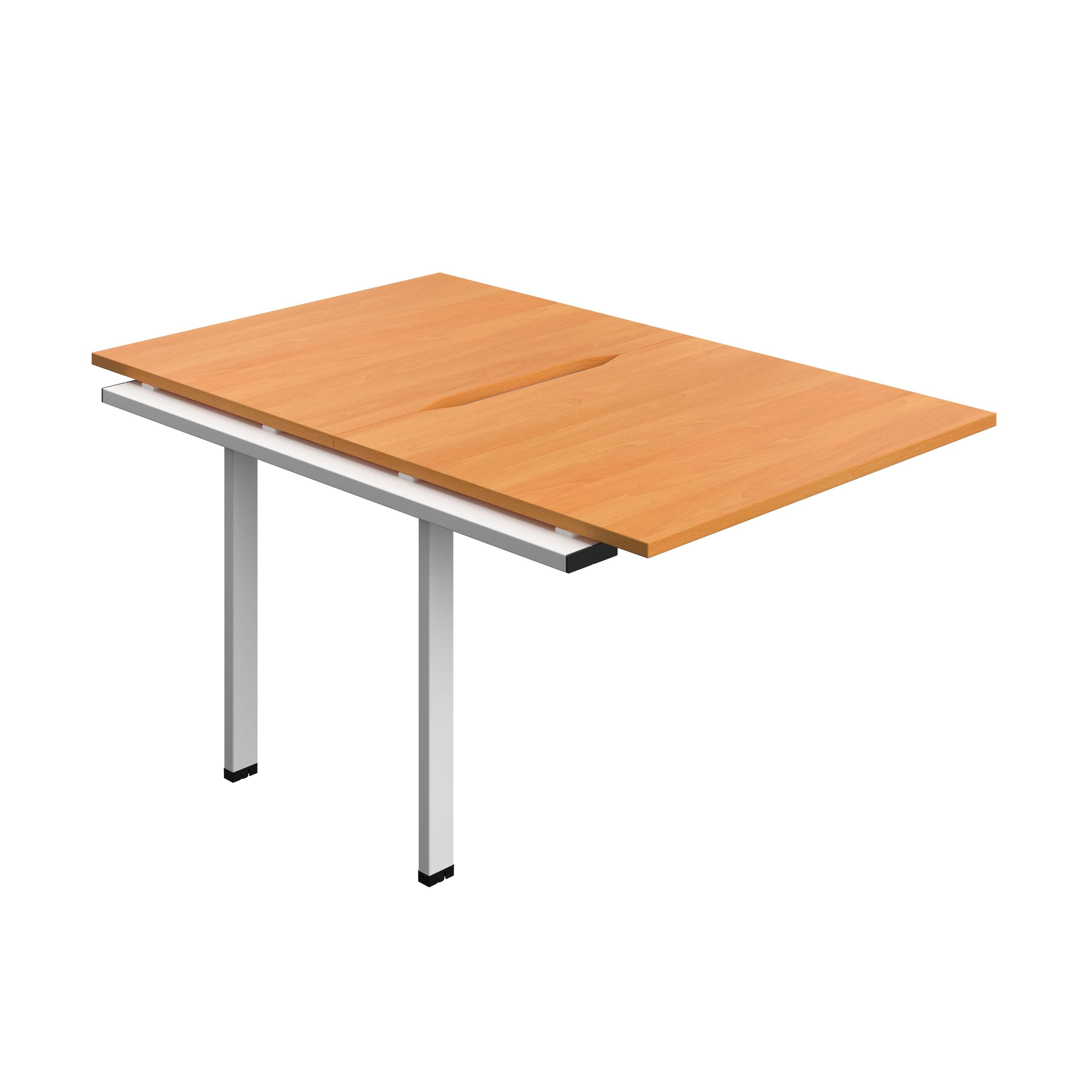 Synergy Bench Extension with Cut Out: 2 Person (FSC) : 1000 | 800 | Unlimited/White