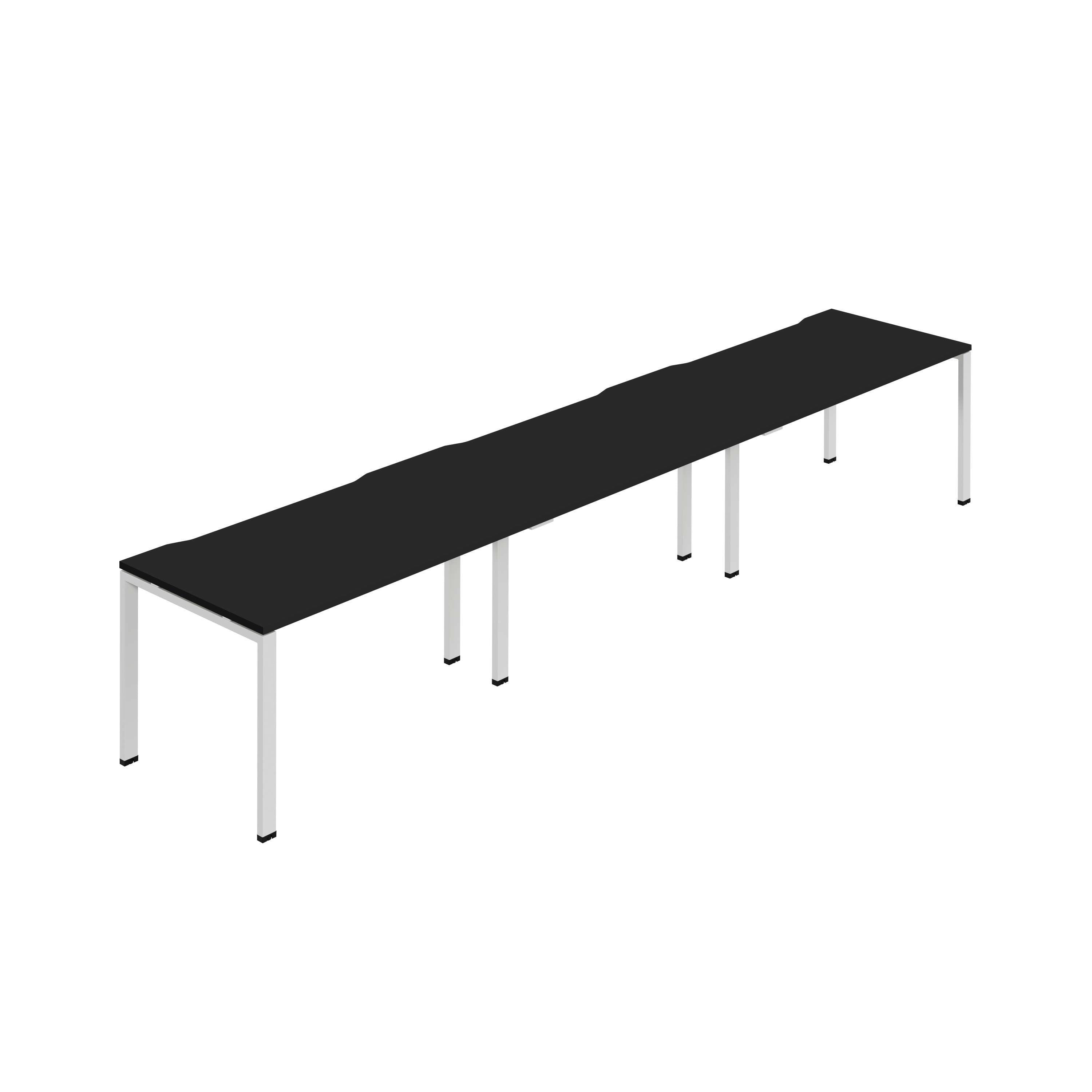 Synergy 3SP Bench Desk|1200X800mm|GoalPost|Black/White