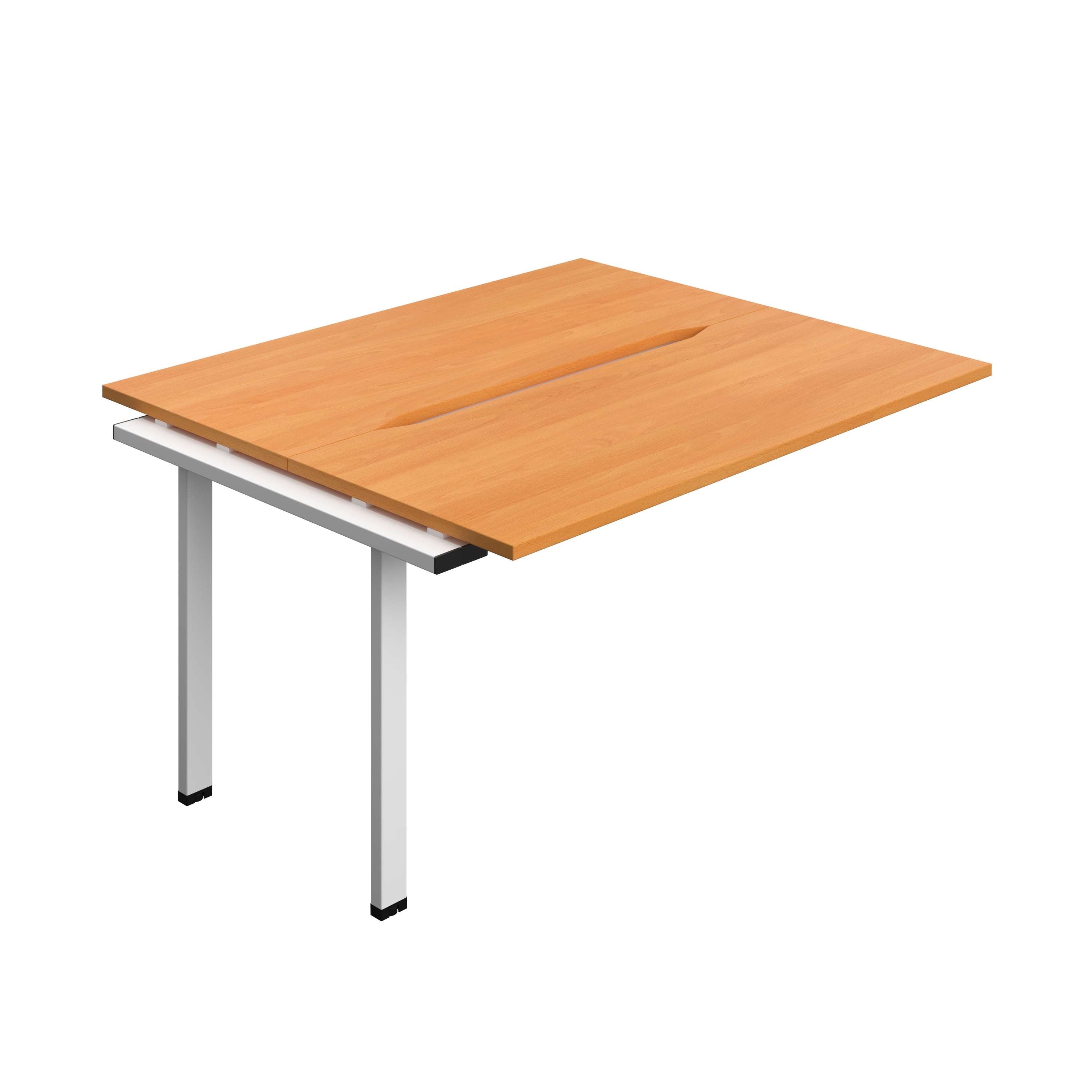 Synergy Bench Extension with Cut Out: 2 Person (FSC) : 1400 | 700 | Unlimited/White