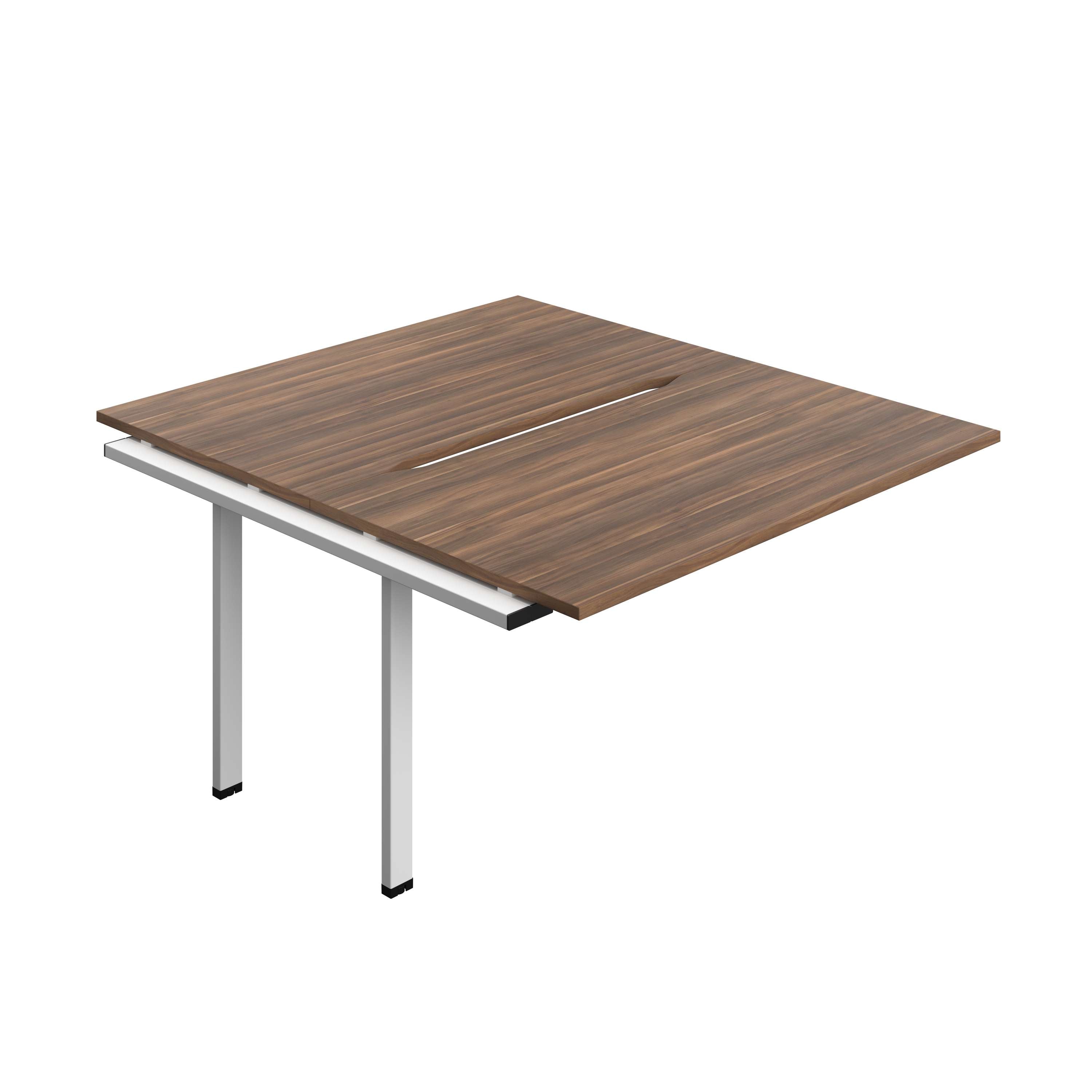 Synergy Bench Extension with Cut Out: 2 Person (FSC) : 1400 | 800 | Dark Walnut/White