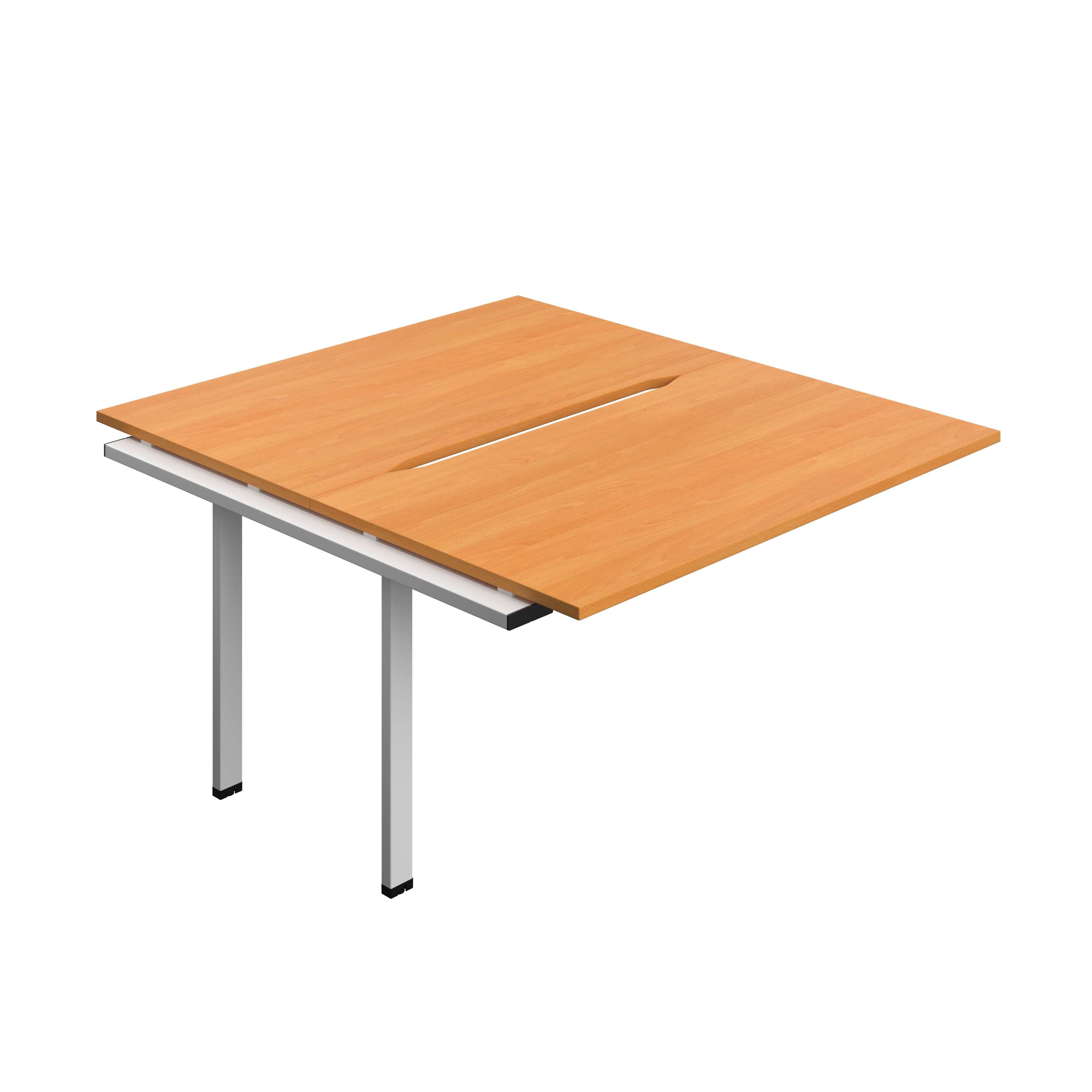 Synergy Bench Extension with Cut Out: 2 Person (FSC) : 1400 | 800 | Unlimited/Silver