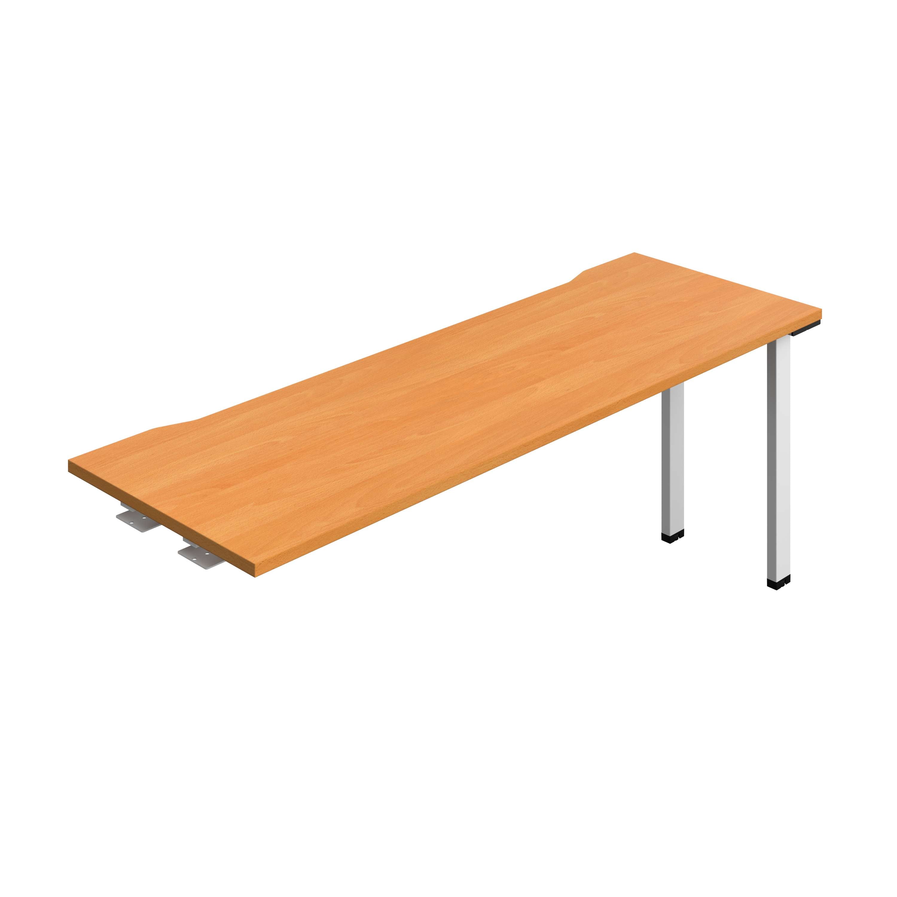 Synergy Bench Extension with Cut Out: 1 Person (FSC) : 1800 | 600 | Beech/White