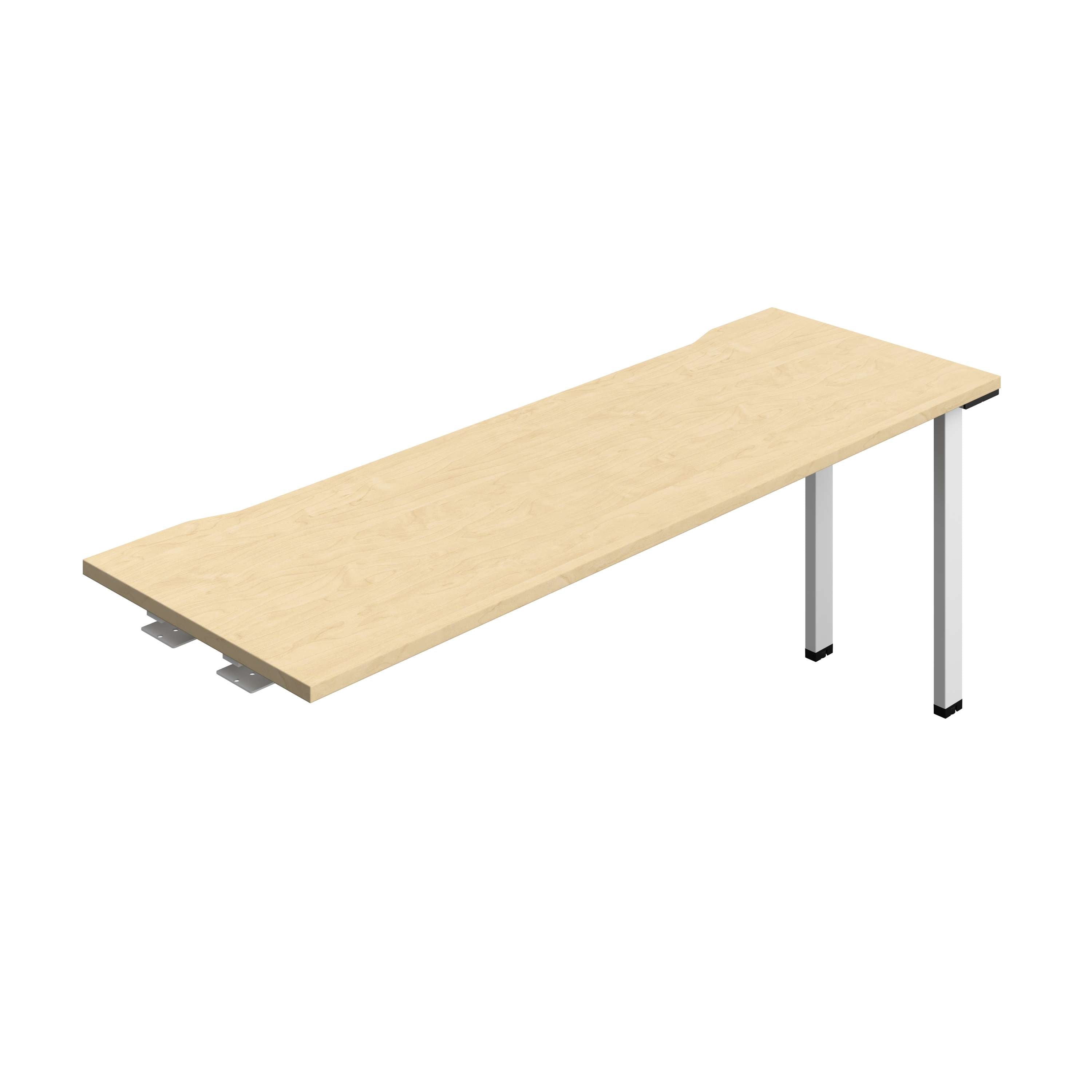 Synergy Bench Extension with Cut Out: 1 Person (FSC) : 1800 | 600 | Maple/White