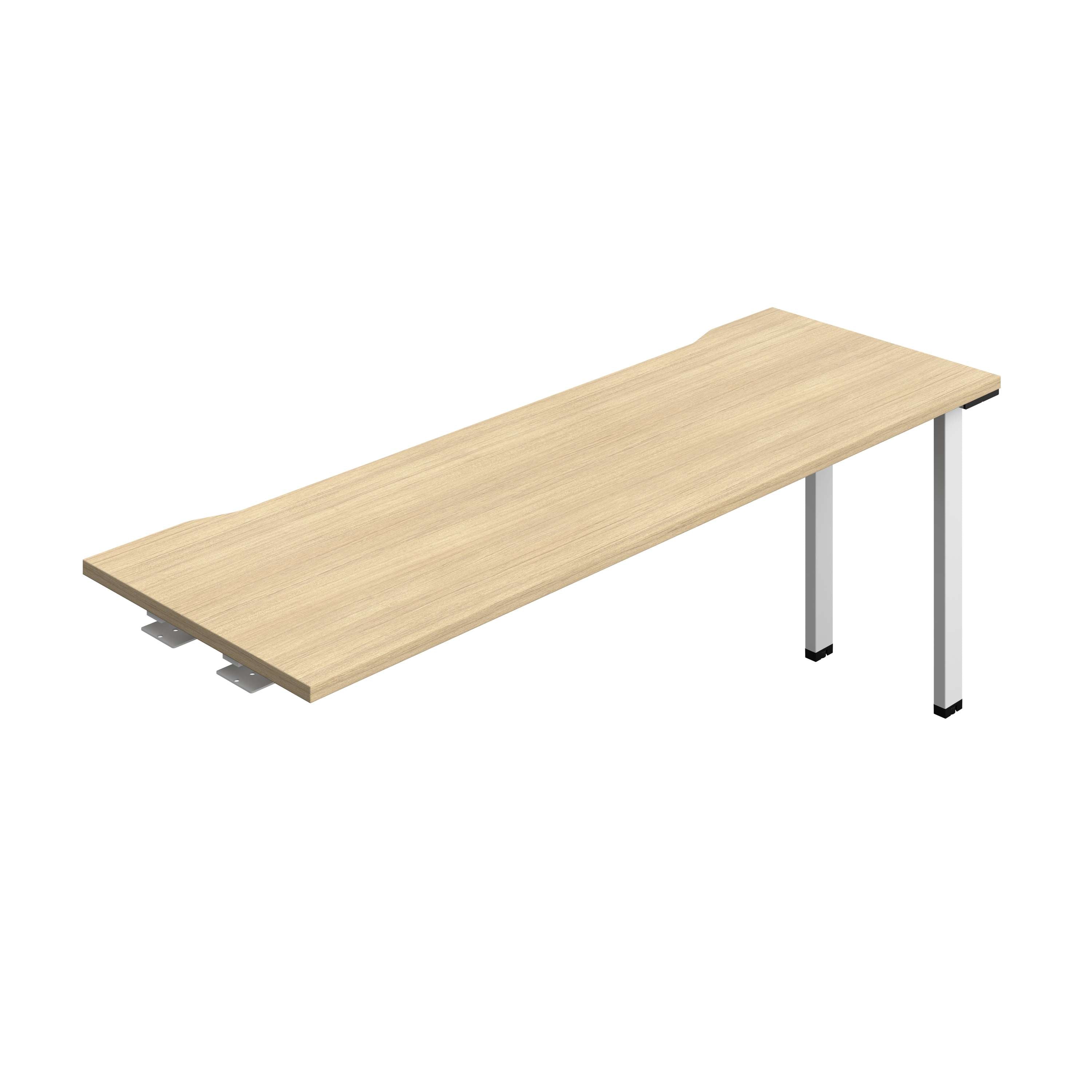 Synergy Bench Extension with Cut Out: 1 Person (FSC) : 1800 | 600 | Nova Oak/White