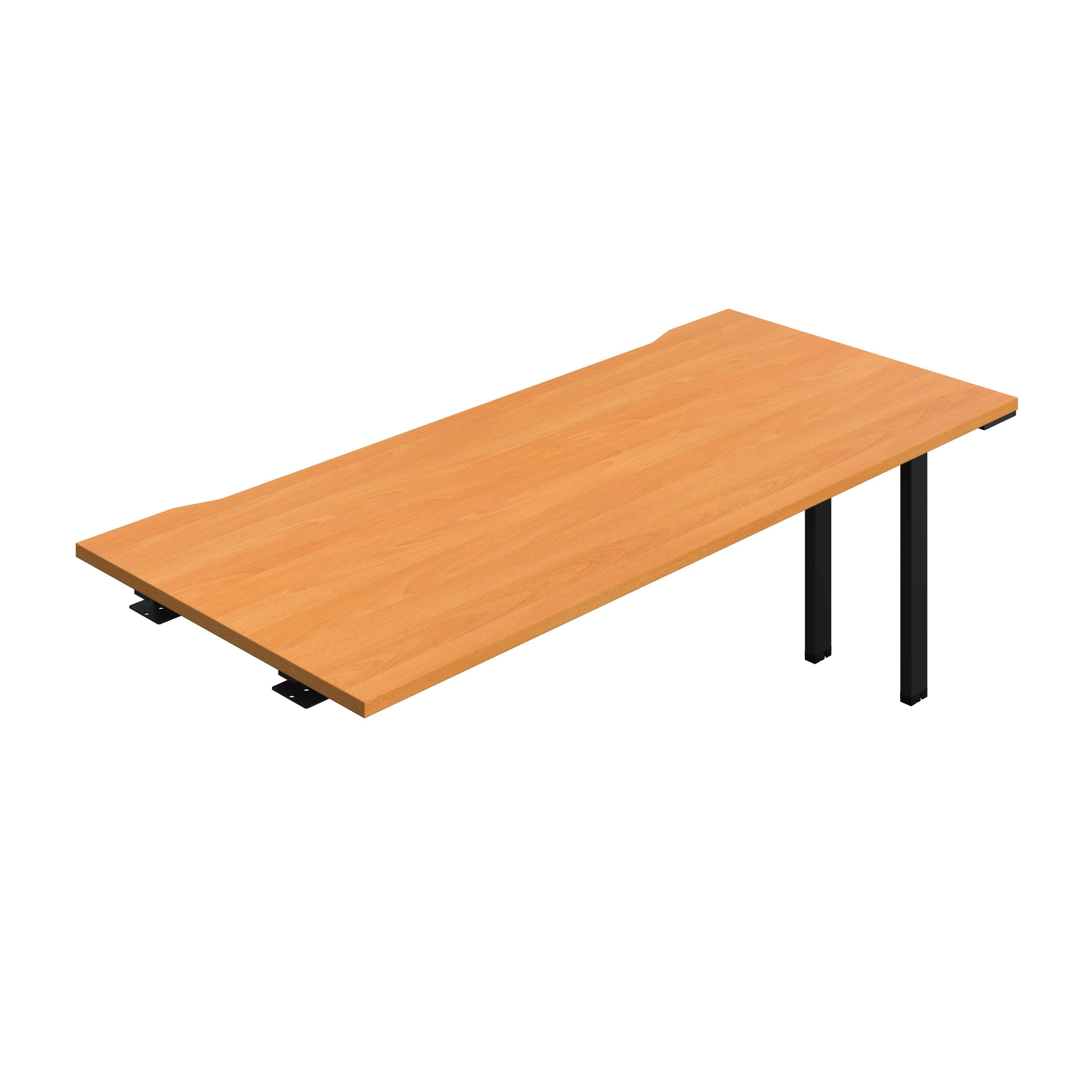 Synergy Bench Extension with Cut Out: 1 Person (FSC) : 1800 | 800 | Beech/Black