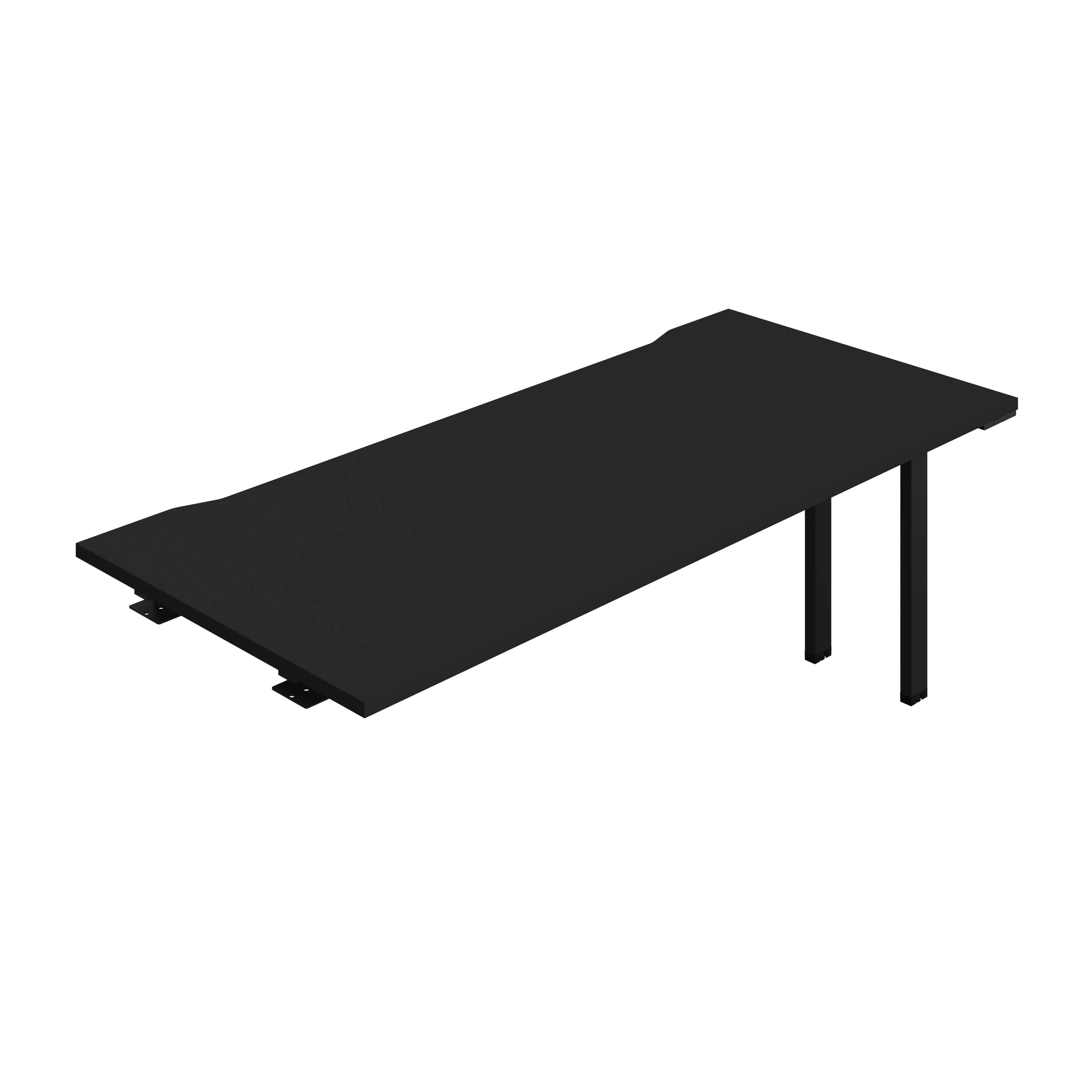 Synergy Bench Extension with Cut Out: 1 Person (FSC) : 1800 | 800 | Black/Black