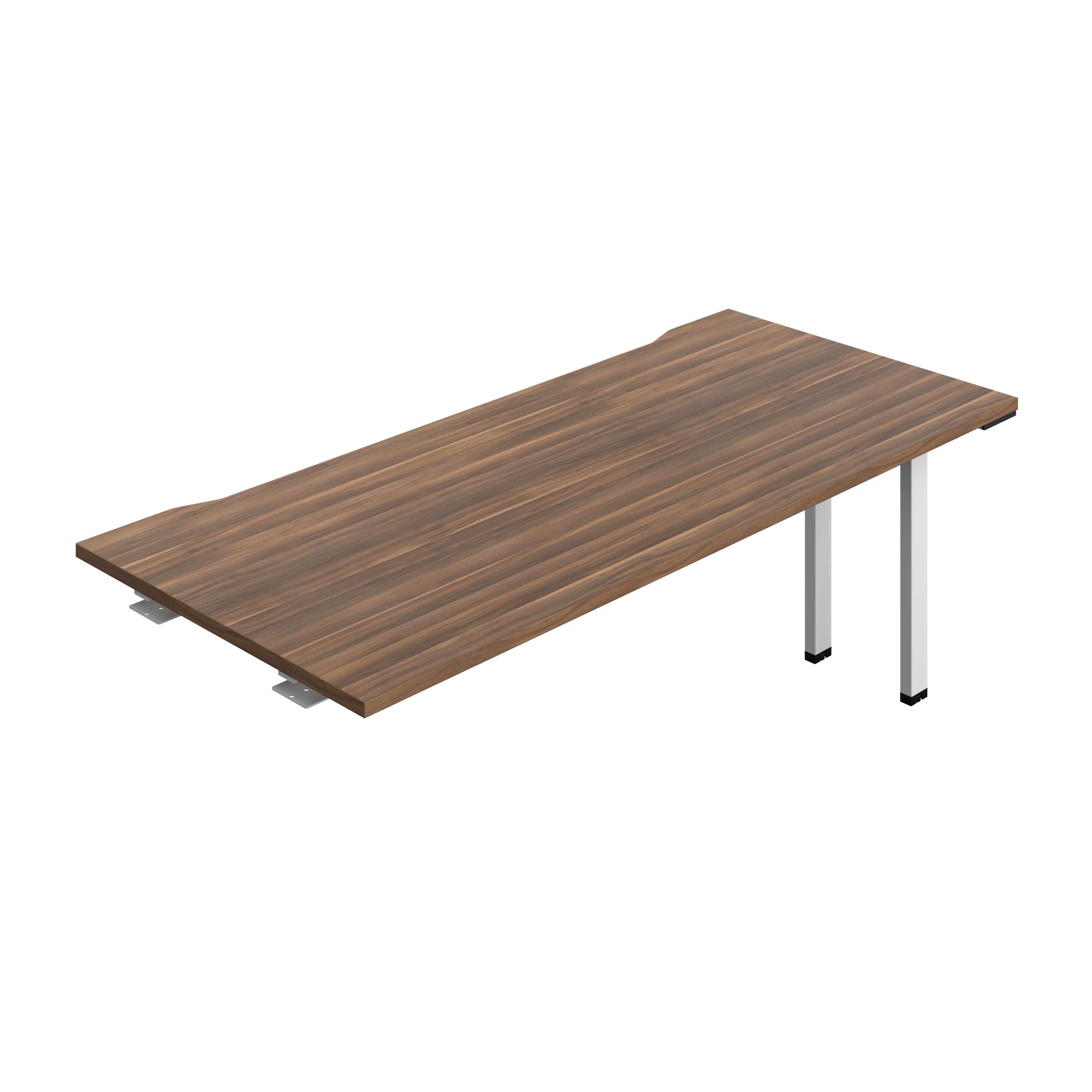 Synergy Bench Extension with Cut Out: 1 Person (FSC) : 1800 | 800 | Dark Walnut/White