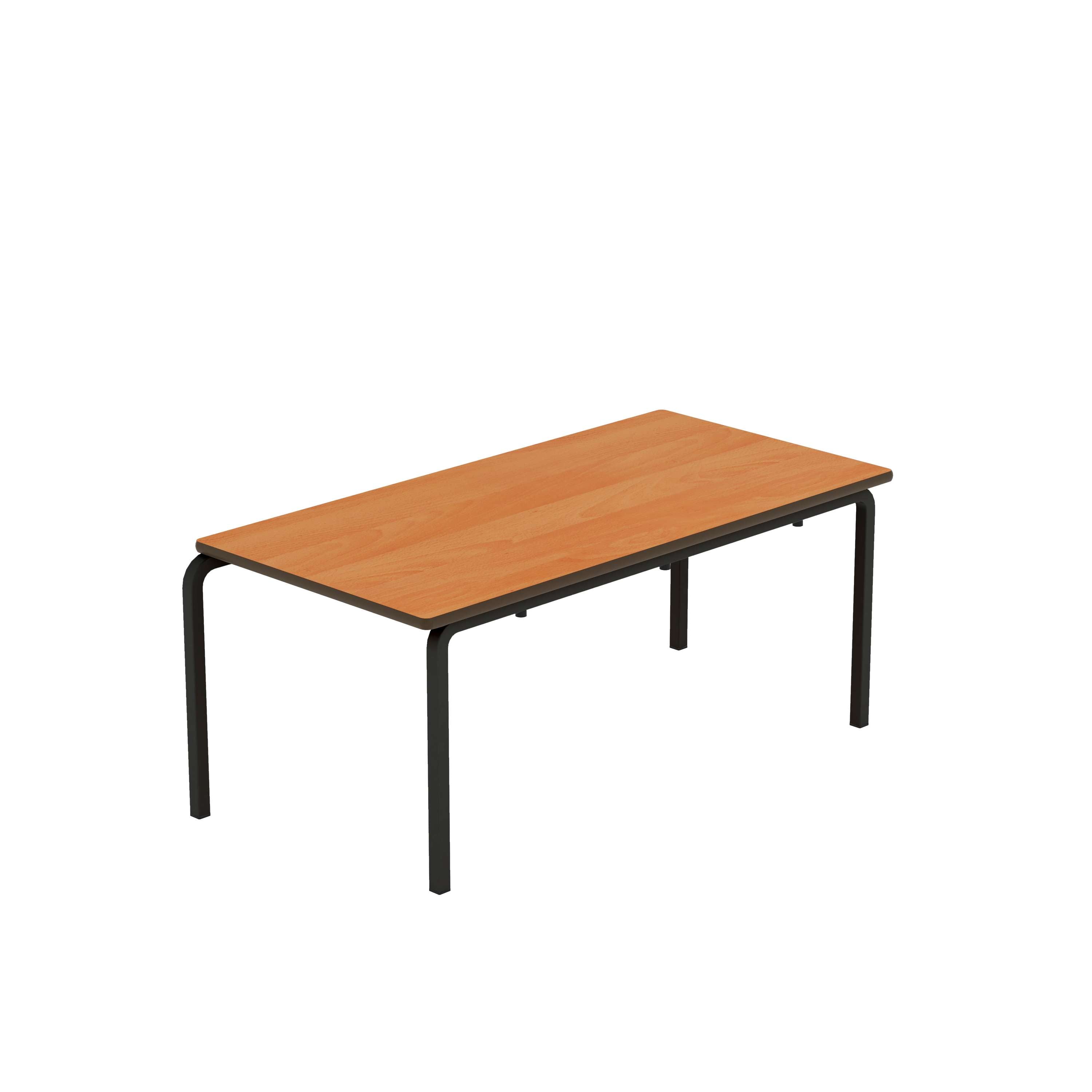 Titan Crush Bent Frame Table | 1100x550x460 | Beech/Black