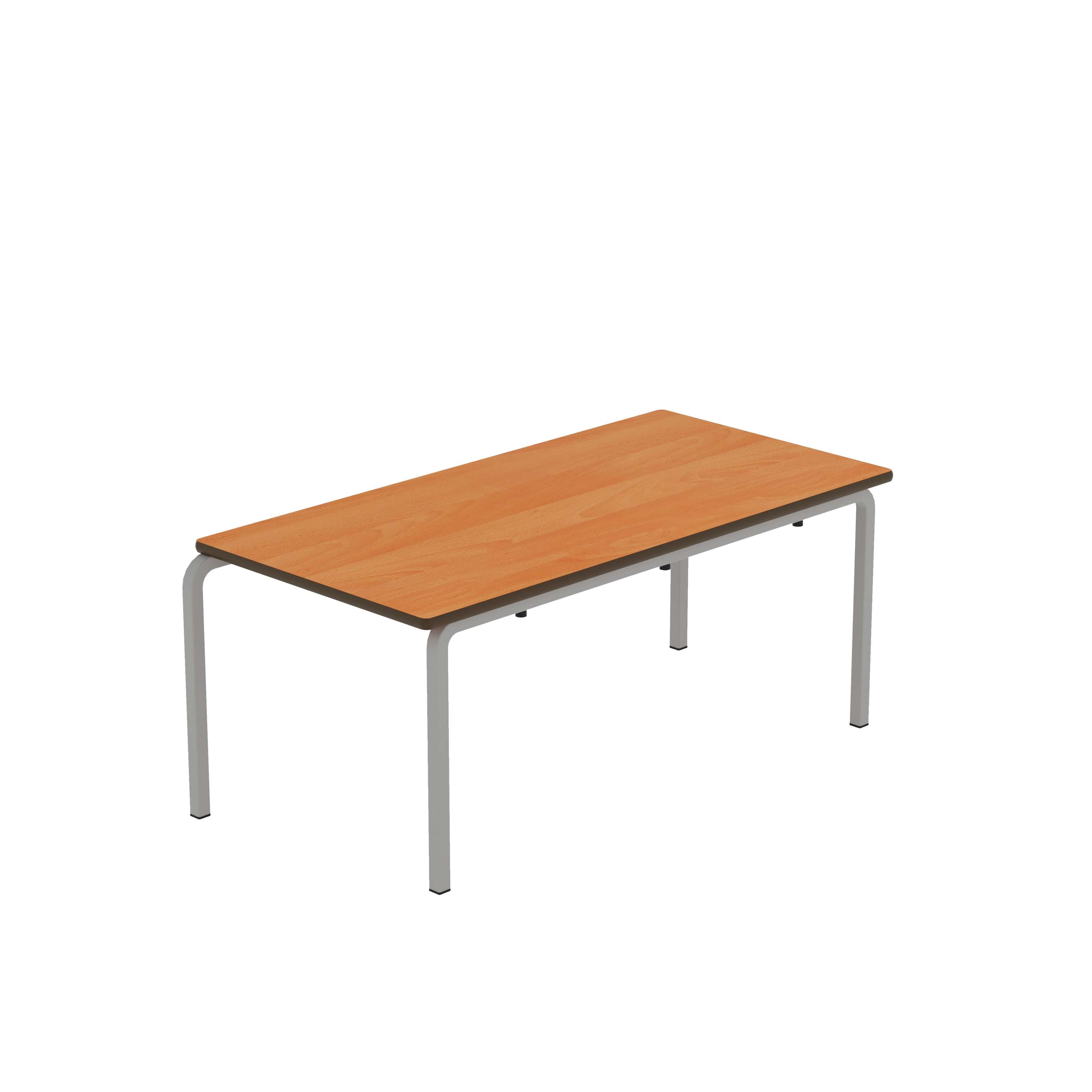 Titan Crush Bent Frame Table | 1100x550x460 | Beech/Grey