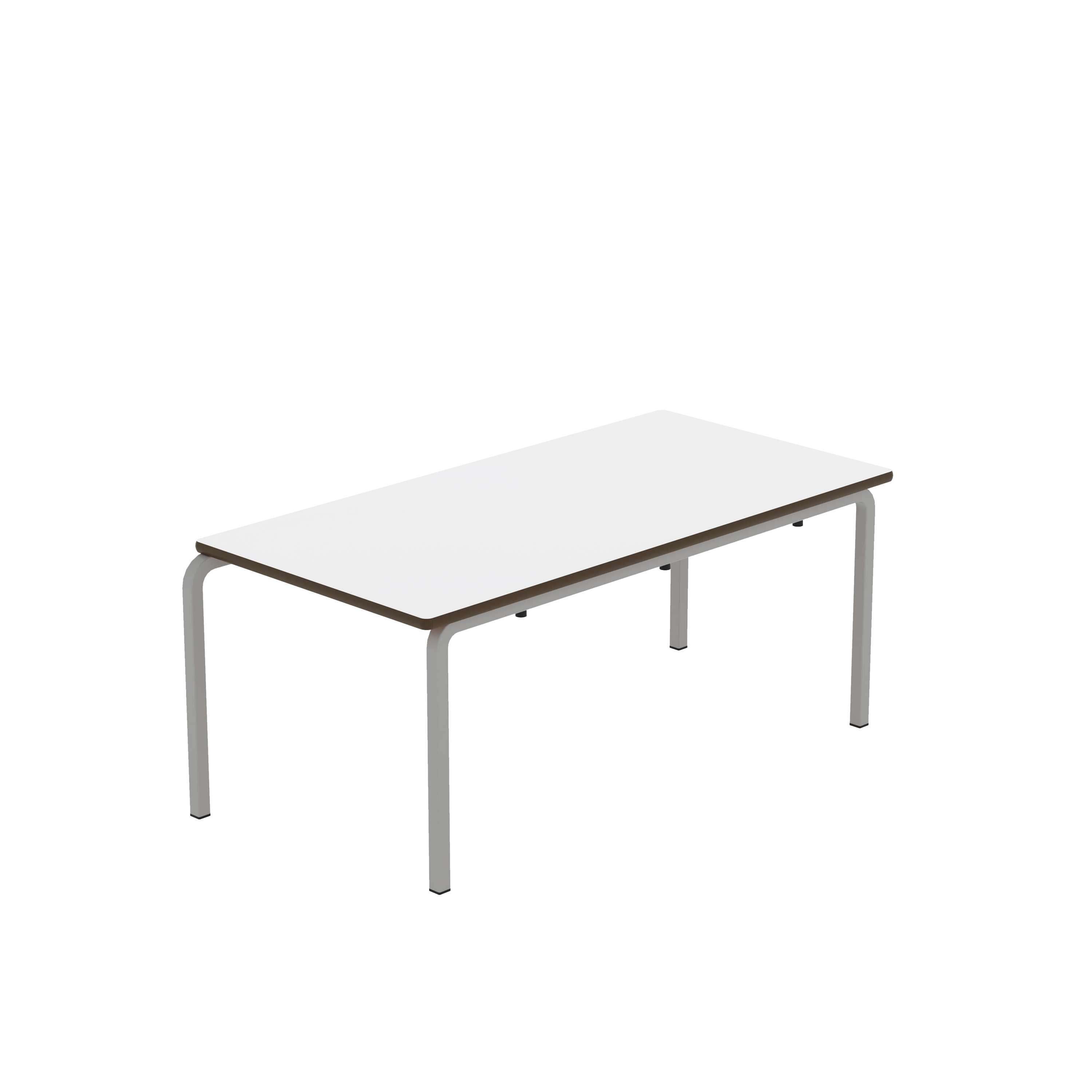 Titan Crush Bent Frame Table | 1100x550x460 | White/Grey