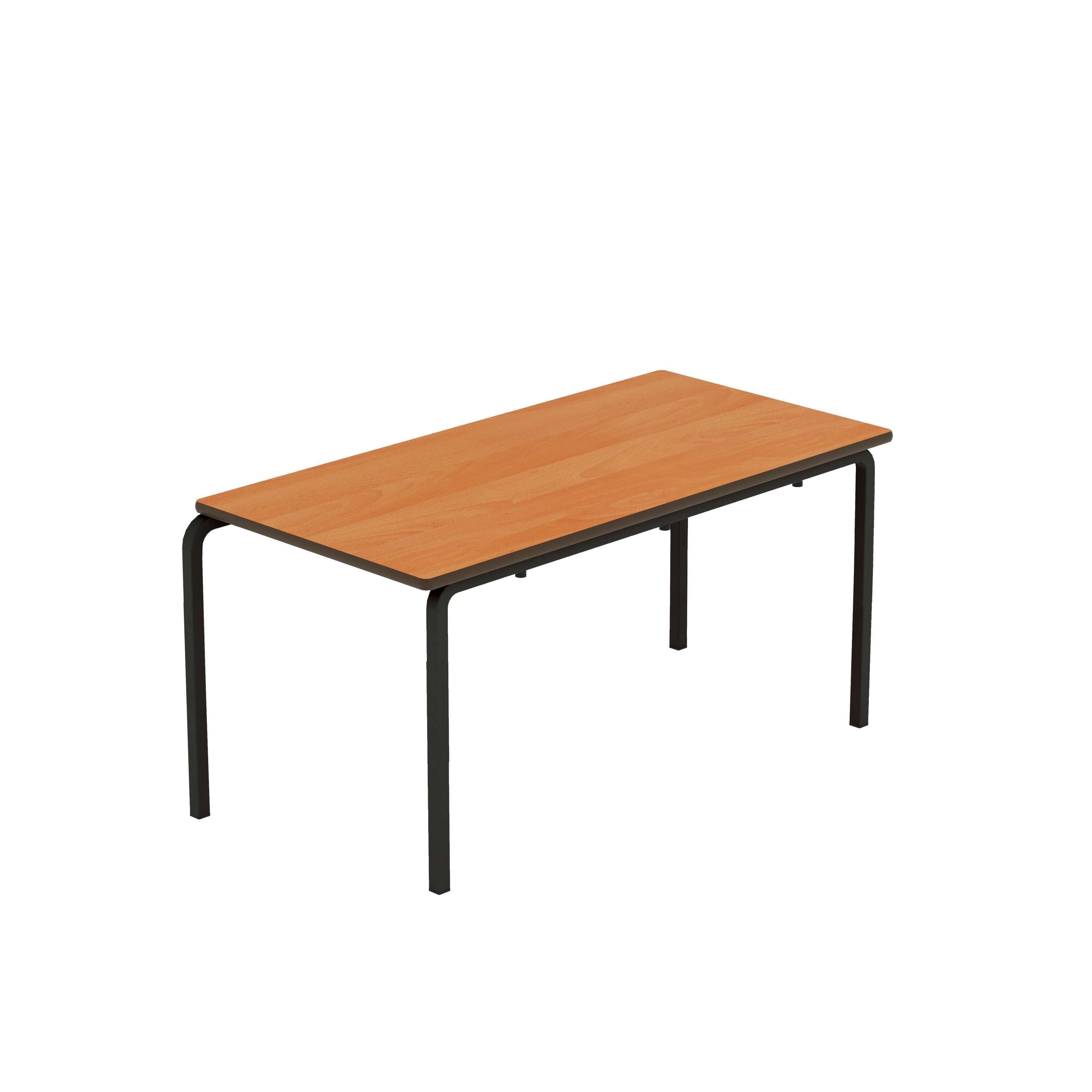 Titan Crush Bent Frame Table | 1100x550x530 | Beech/Black