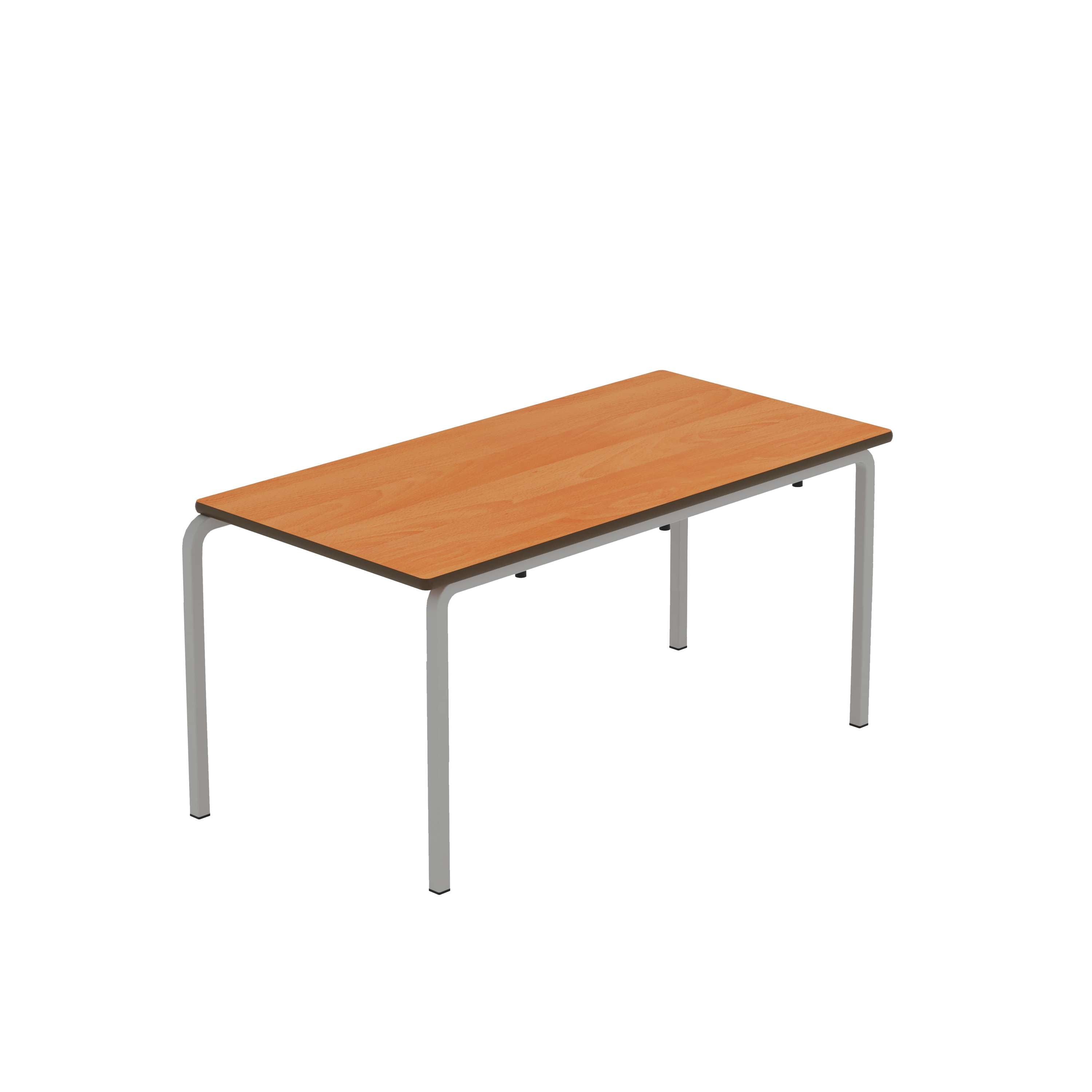 Titan Crush Bent Frame Table | 1100x550x530 | Beech/Grey
