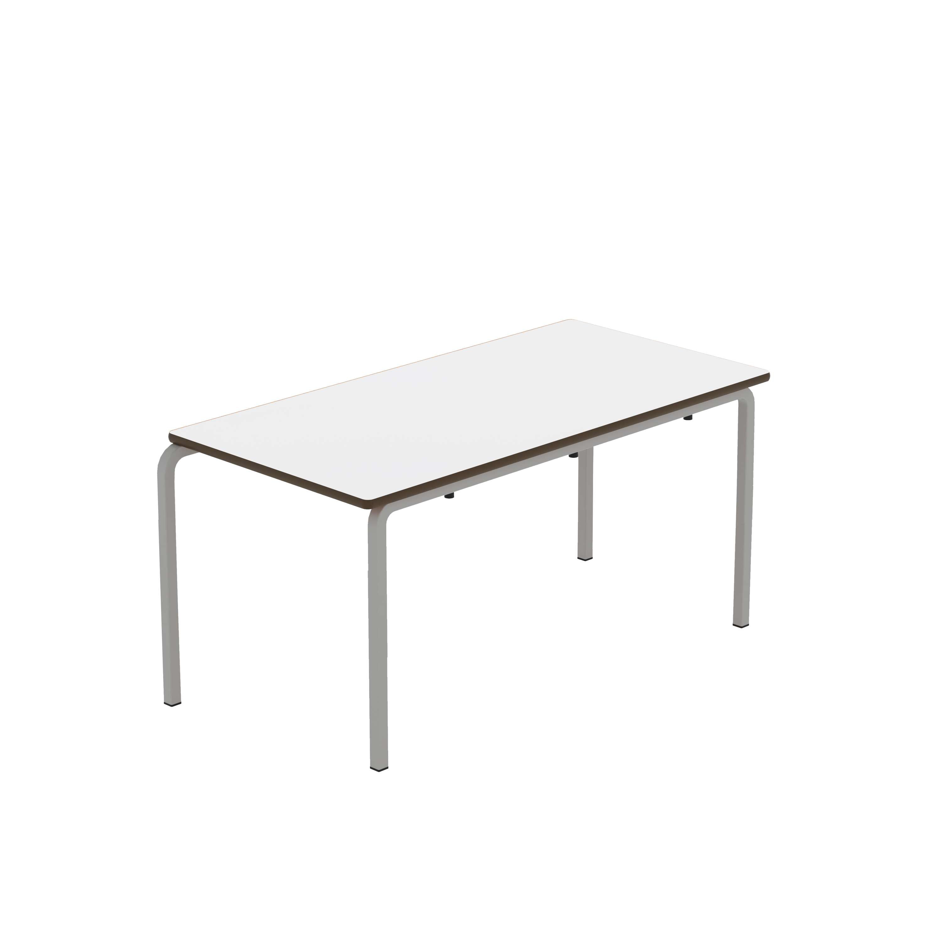 Titan Crush Bent Frame Table | 1100x550x530 | White/Grey
