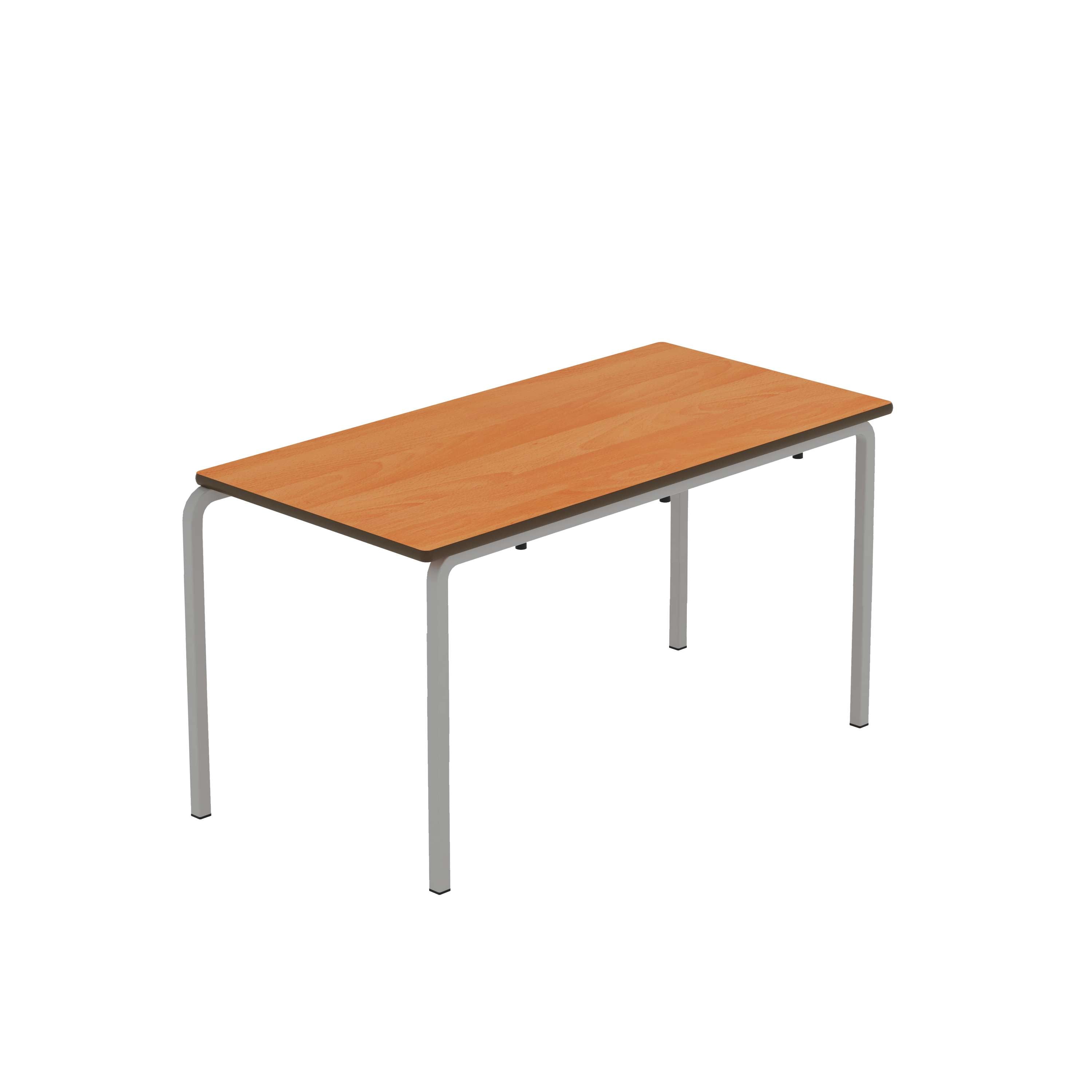Titan Crush Bent Frame Table | 1100x550x590 | Beech/Grey