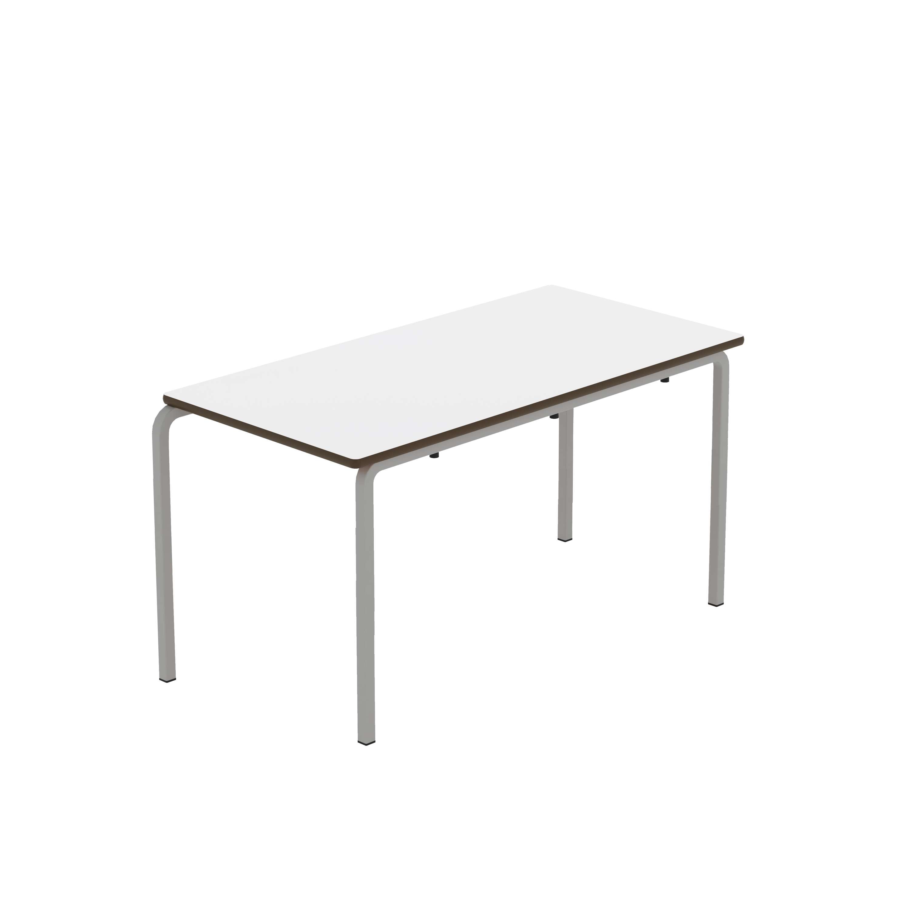 Titan Crush Bent Frame Table | 1100x550x590 | White/Grey