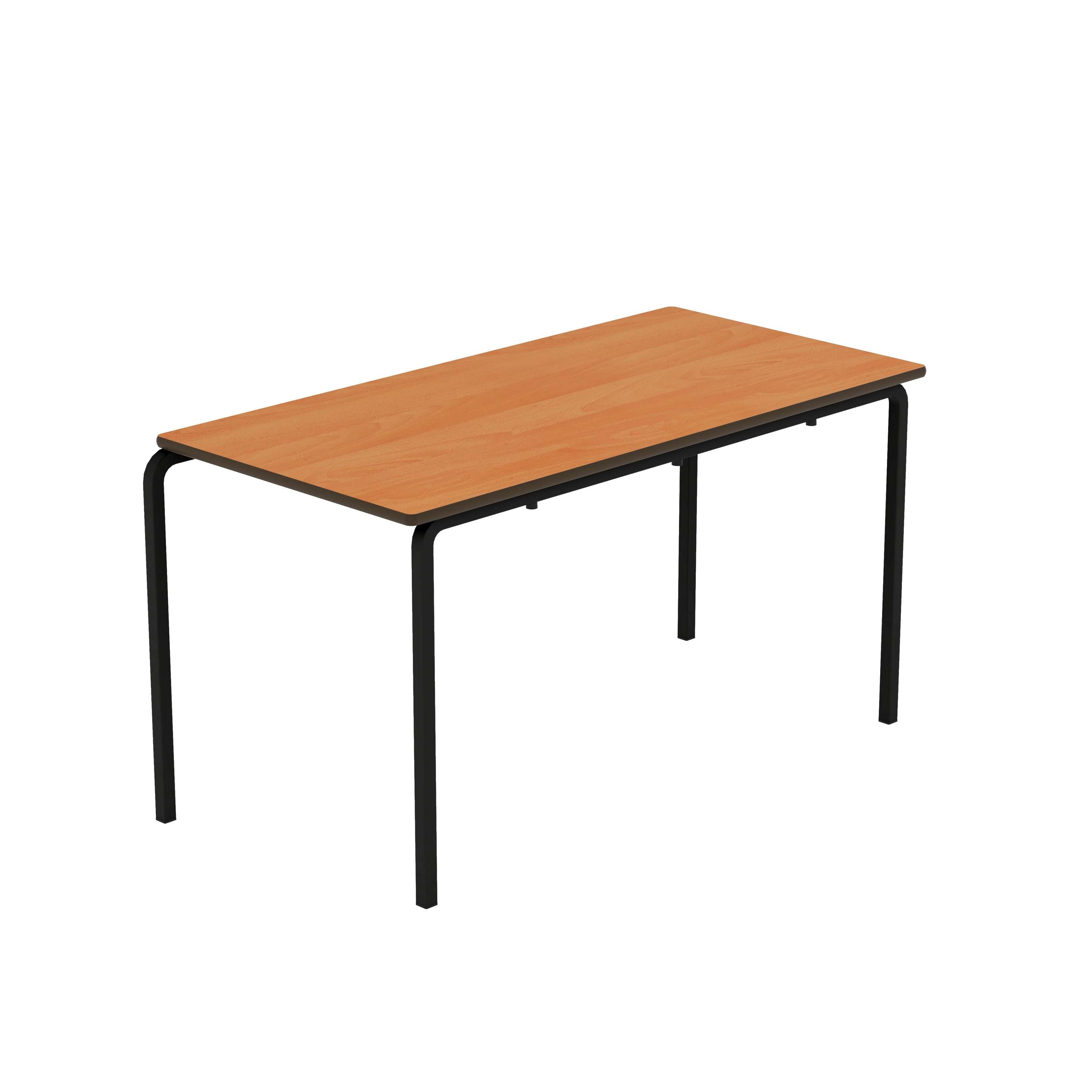 Titan Crush Bent Frame Table | 1200x600x640 | Beech/Black