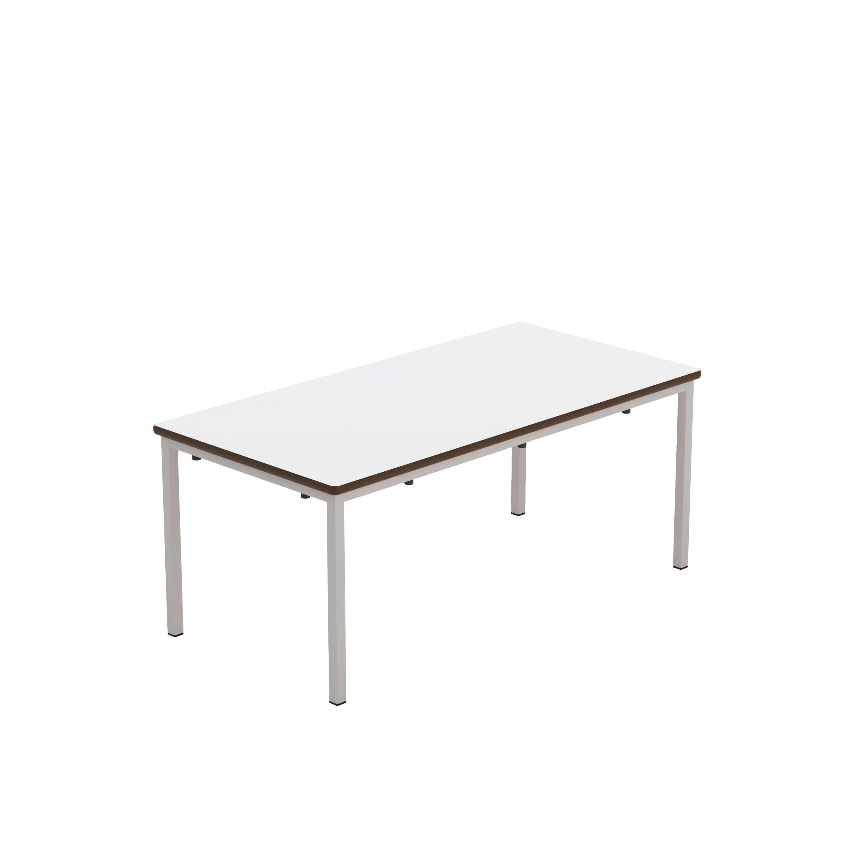 Titan Welded Frame Table | 1100x550x460 | White/Grey