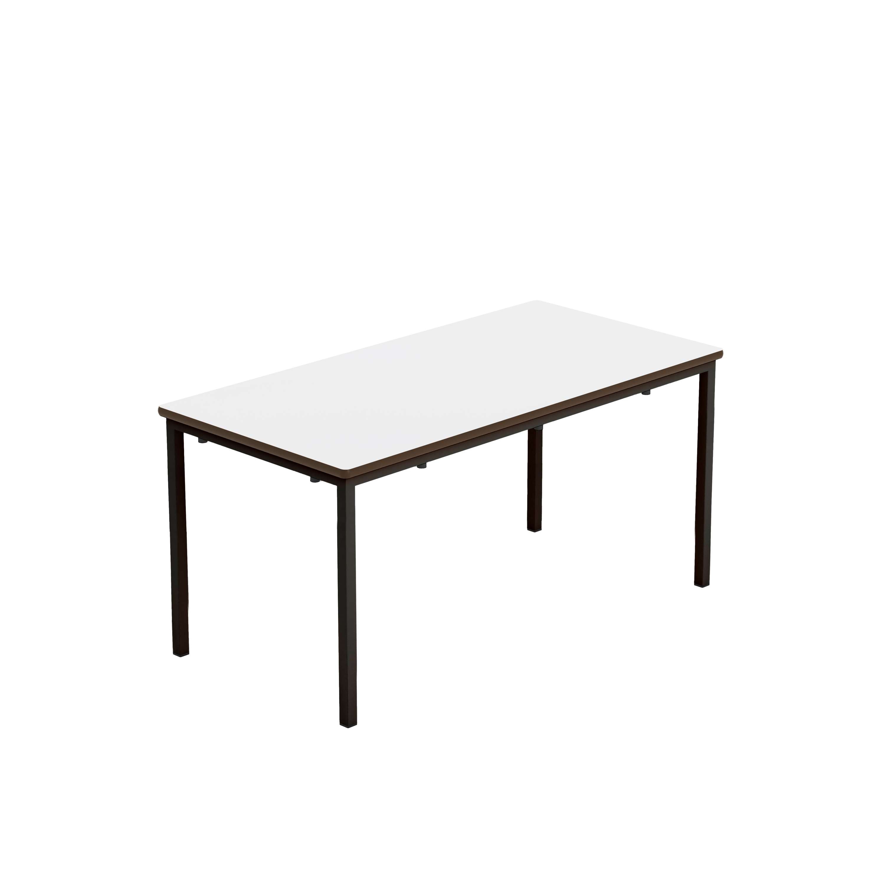 Titan Welded Frame Table | 1100x550x530 | White/Black