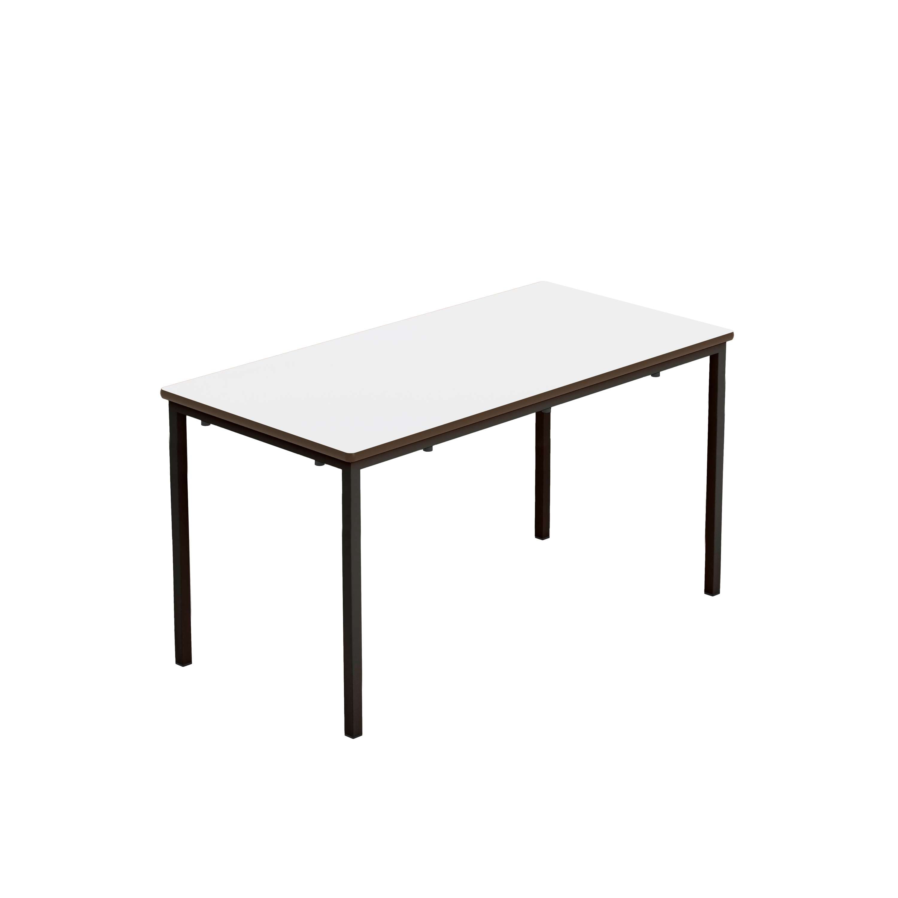Titan Welded Frame Table | 1100x550x590 | White/Black