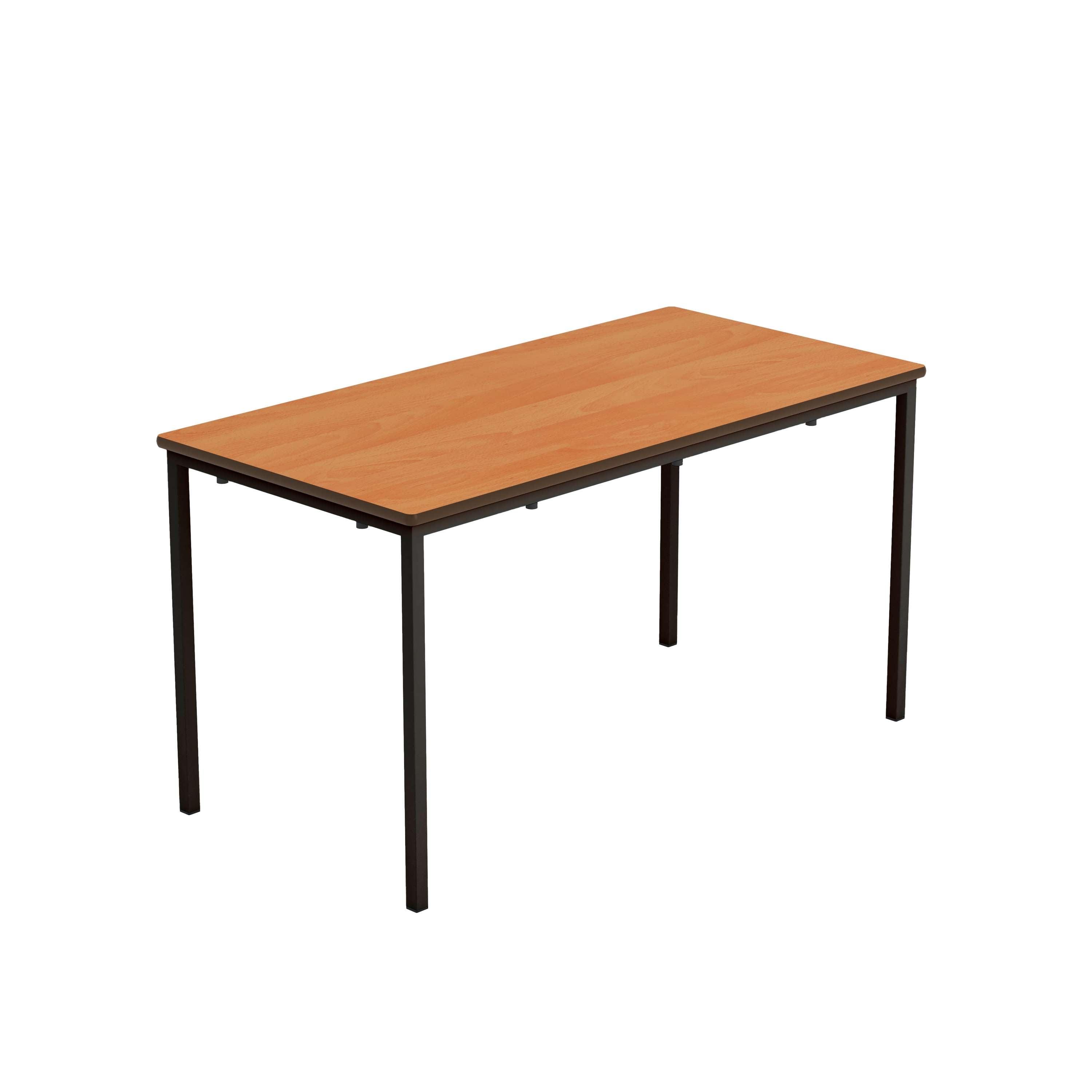 Titan Welded Frame Table | 1200x600x640 | Beech/Black