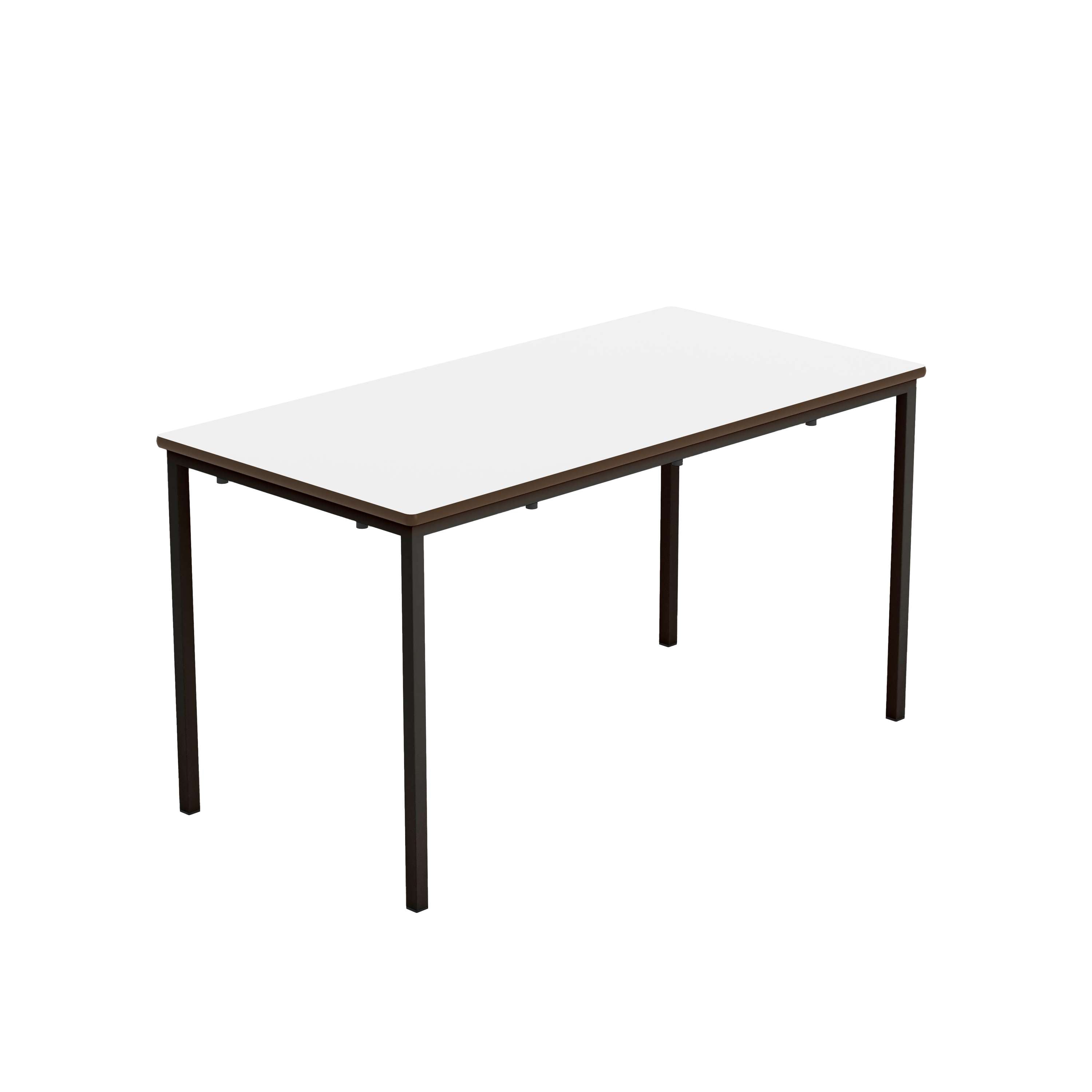 Titan Welded Frame Table | 1200x600x640 | White/Black